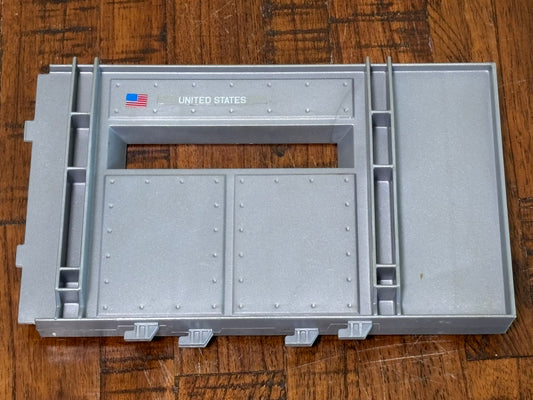 Vintage GI Joe 1983 Headquarters Command Center Part Right Front Wall Tank Side