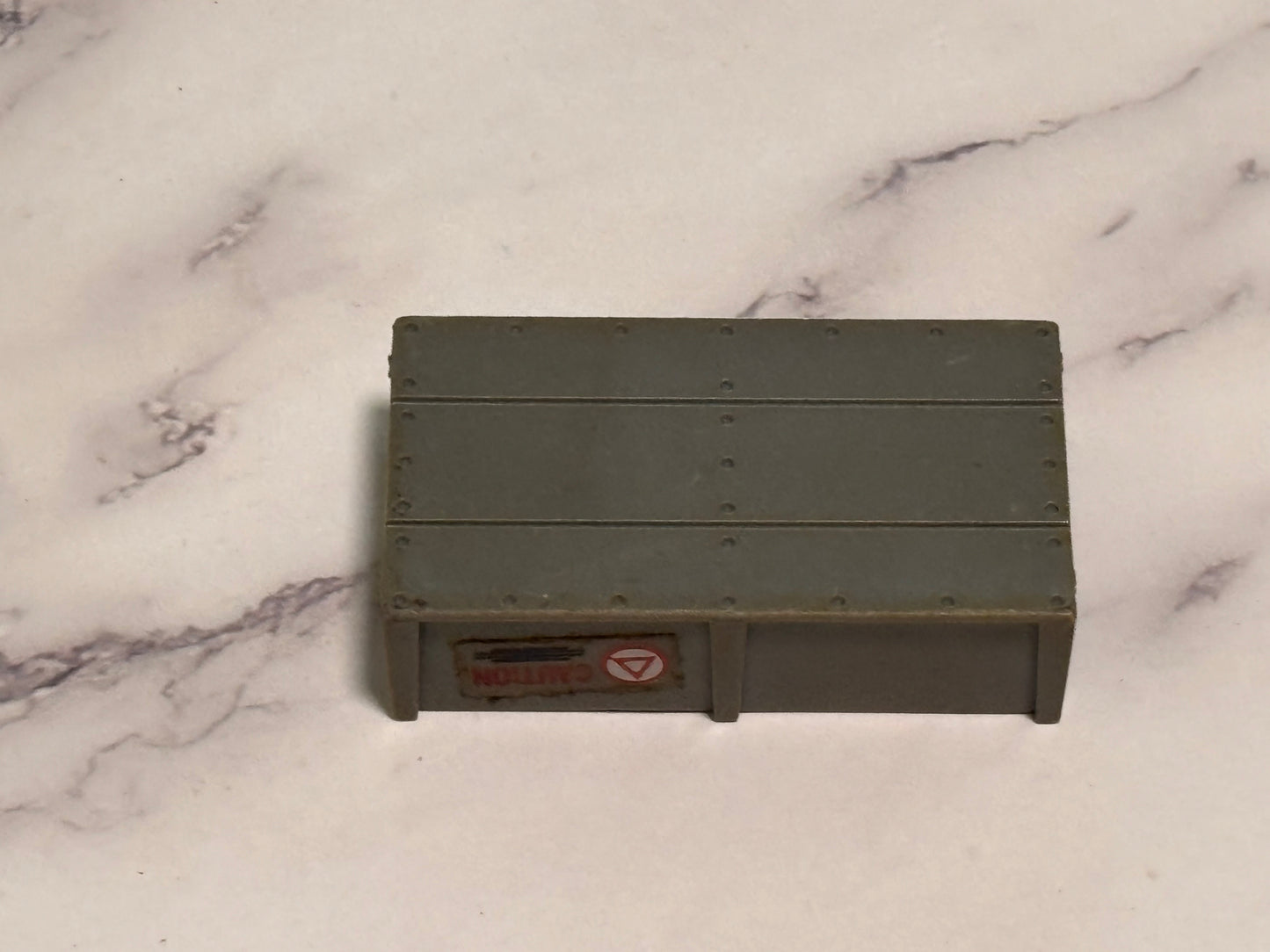 Vintage GI Joe 1984 Missile Defense Unit Missile Crate & Lid Ammo Box ARAH