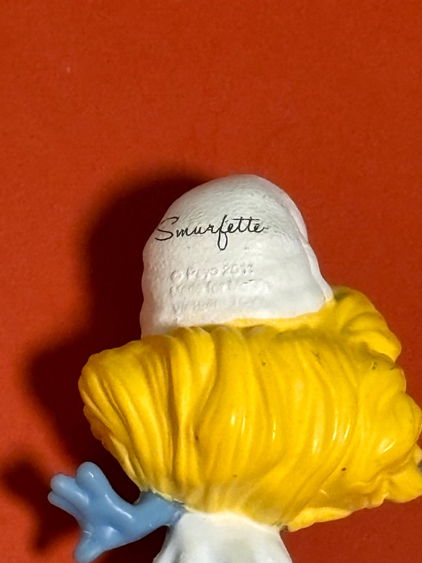 The Smurfs Smurfette W/ Orange Flower  3” Action Figure 2011 PVC Peyo Toy McD’s