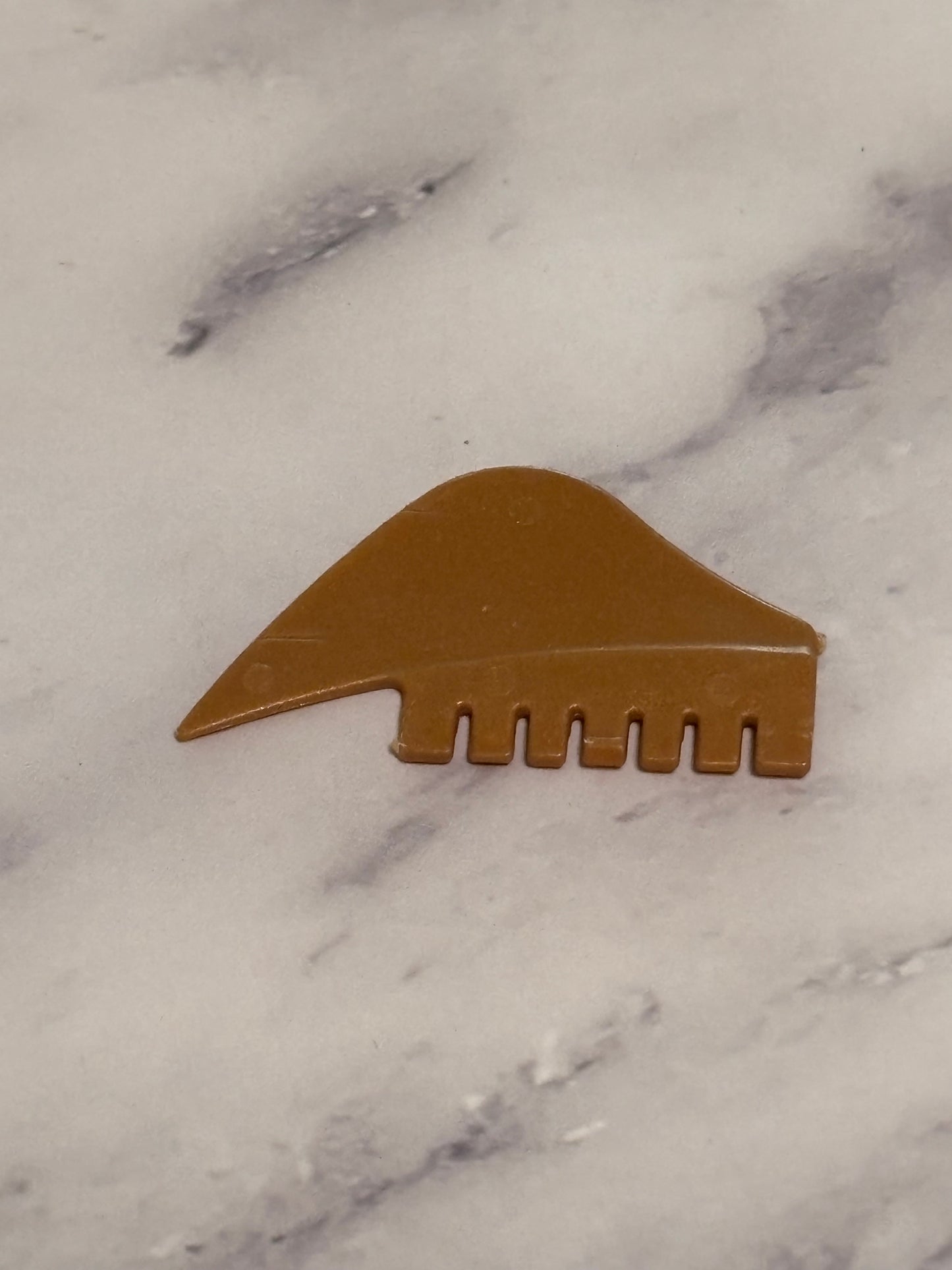 GI Joe Destro Despoiler Vertical Stabilizer Fin 1988 Demon Vehicle Brown Part