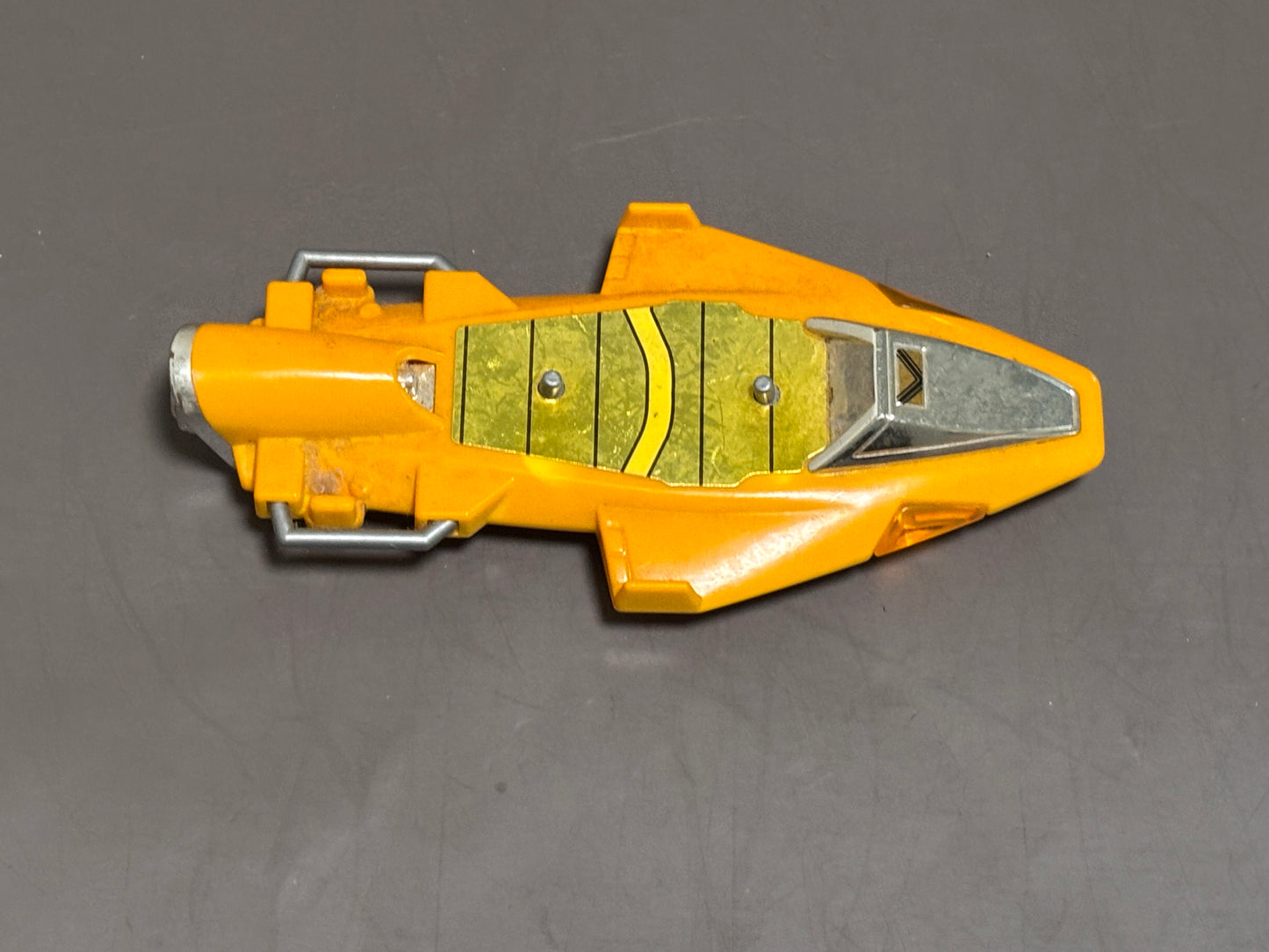 Vintage 1997 Bandai Yellow Ranger Power Rangers In Space Galaxy Glider Vehicle