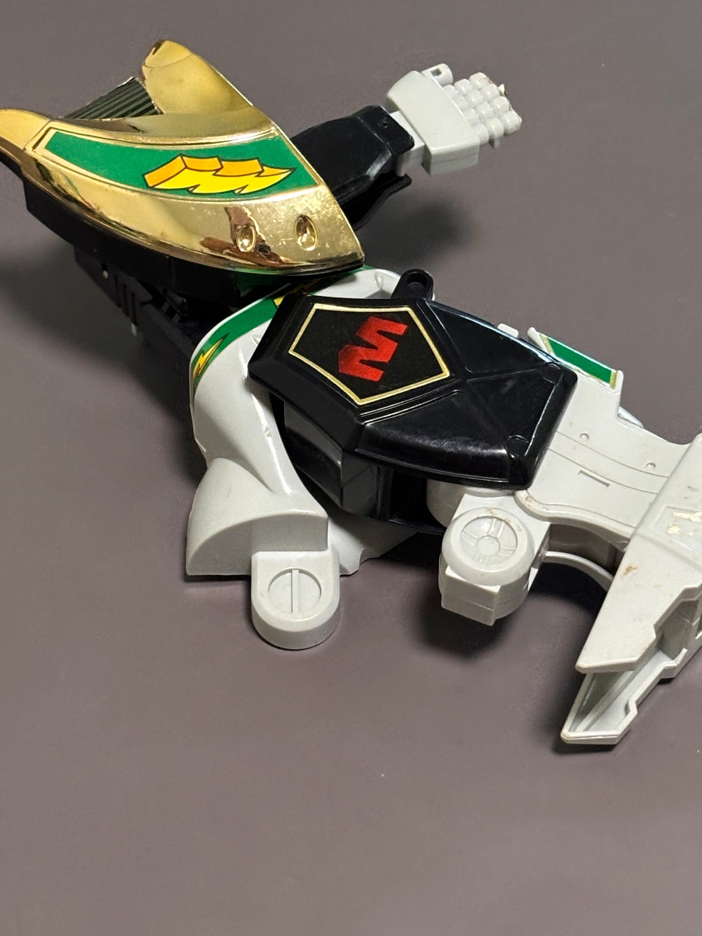 Power Rangers 1993 Green Dragonzord Megazord Part Right Side Leg Arm MMPR