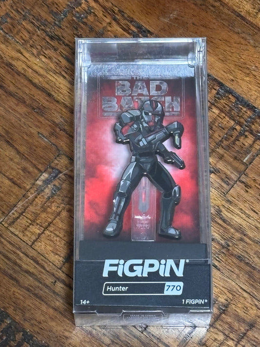 FigPin New Collectible Enamel Pin Disney Star Wars Bad Batch # 770  Hunter
