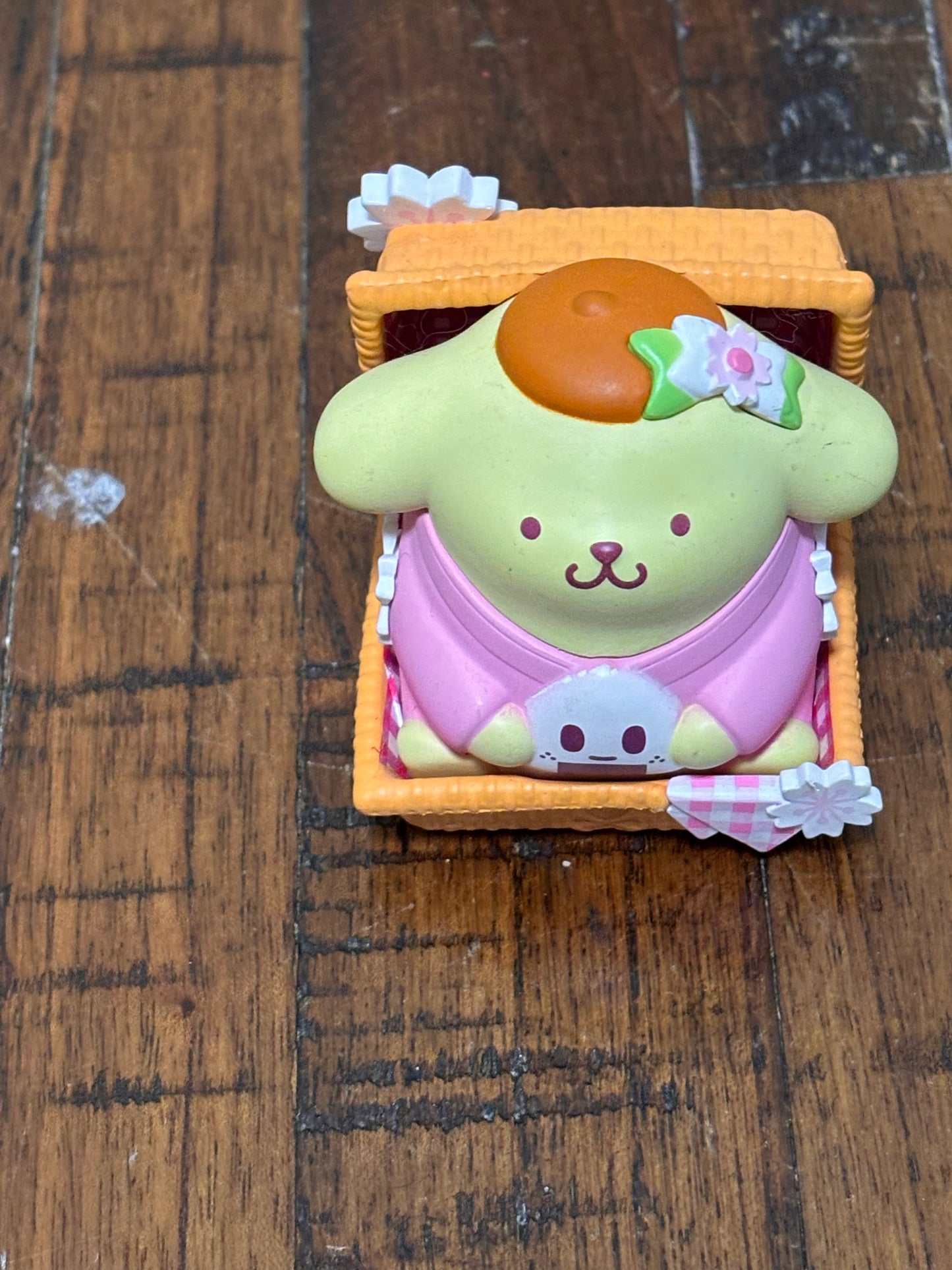 Tokidoki x Hello Kitty & Friends Series 3 Cherry Blossom Pompompurin Collectible Miniature Mini Figure 2.75” Anime