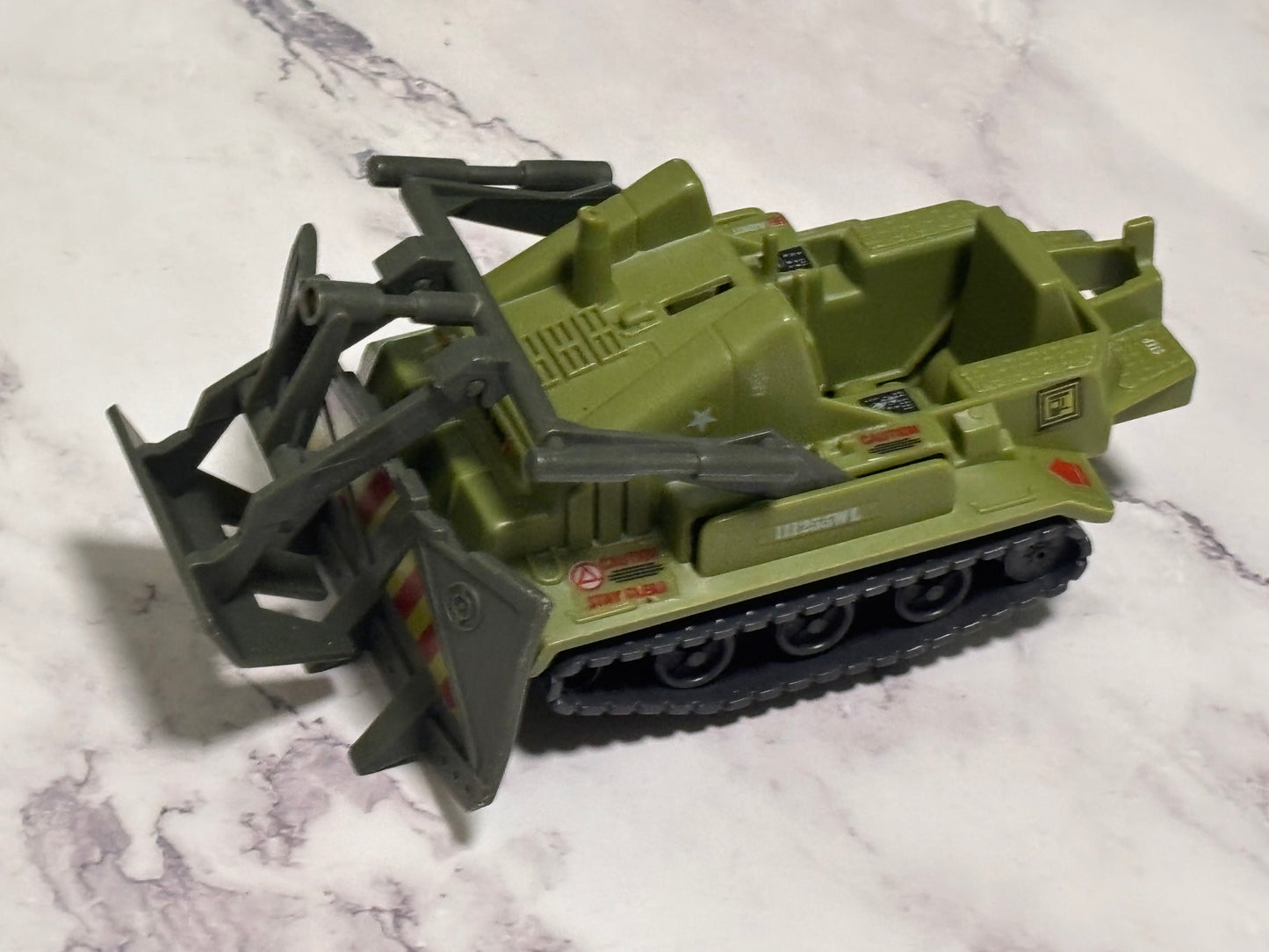 Vintage GI Joe Bomb Disposal Vehicle Bulldozer Tractor Only 1985 Hasbro