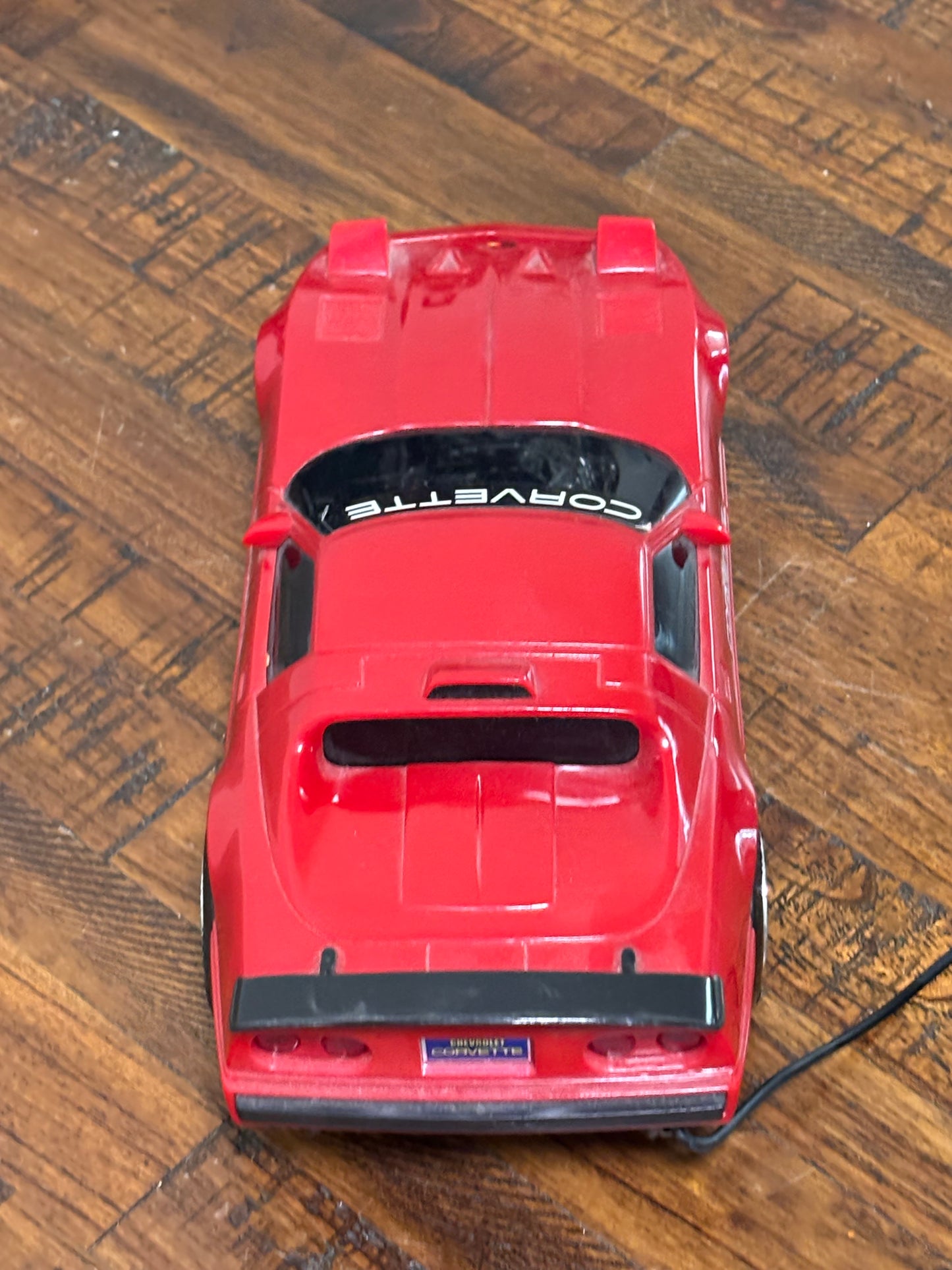 Vintage 1990 New Bright Red Chevrolet Chevy Corvette RC Toy Model Car 1:18 Scale