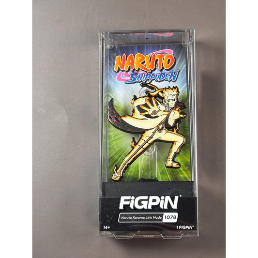FiGPiN Naruto Shippuden Naruto Kurama Link 1078 LE 1000 ECCC Exclusive Glows