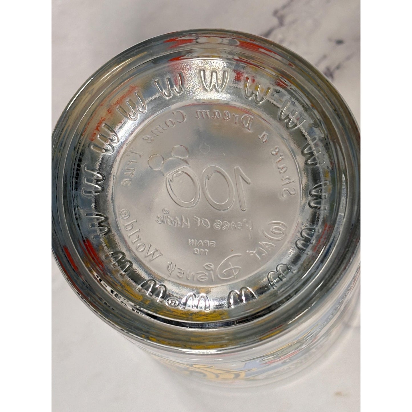 Mcdonald's Walt Disney World 100 Years Of Magic Glass Cup