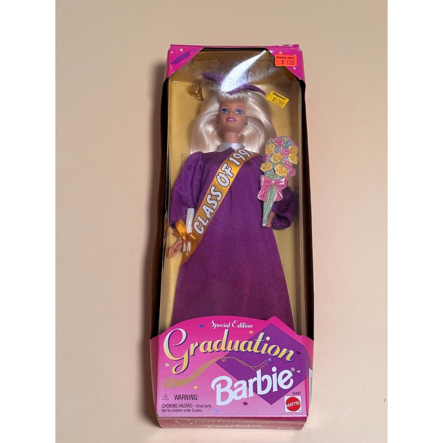 Barbie Graduation Class of 1997 Special Edition Doll 16487 Mattel 1996