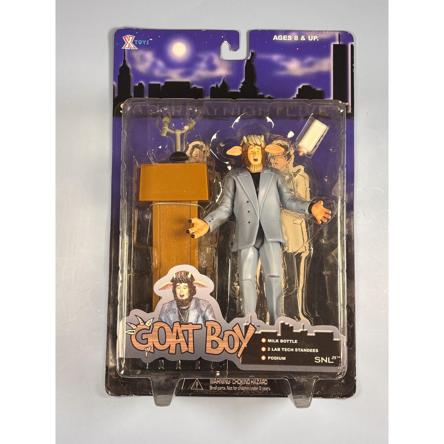 Saturday Night Live Goat Boy Action Figure Series 1 Accessories X-Toys 2000 7”