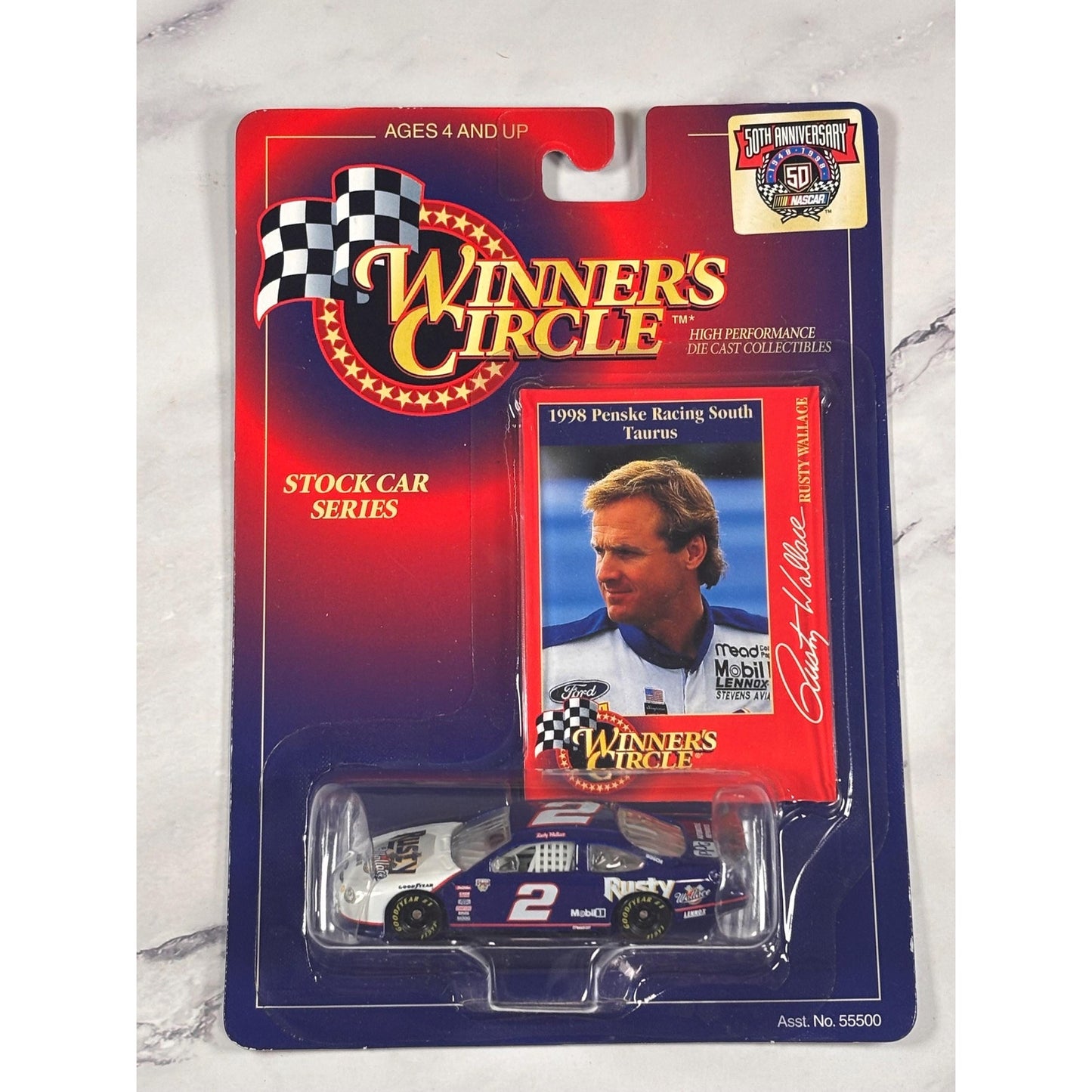 Lot of 2 Rusty Wallace 1998 Die cast Winners Circle Cars