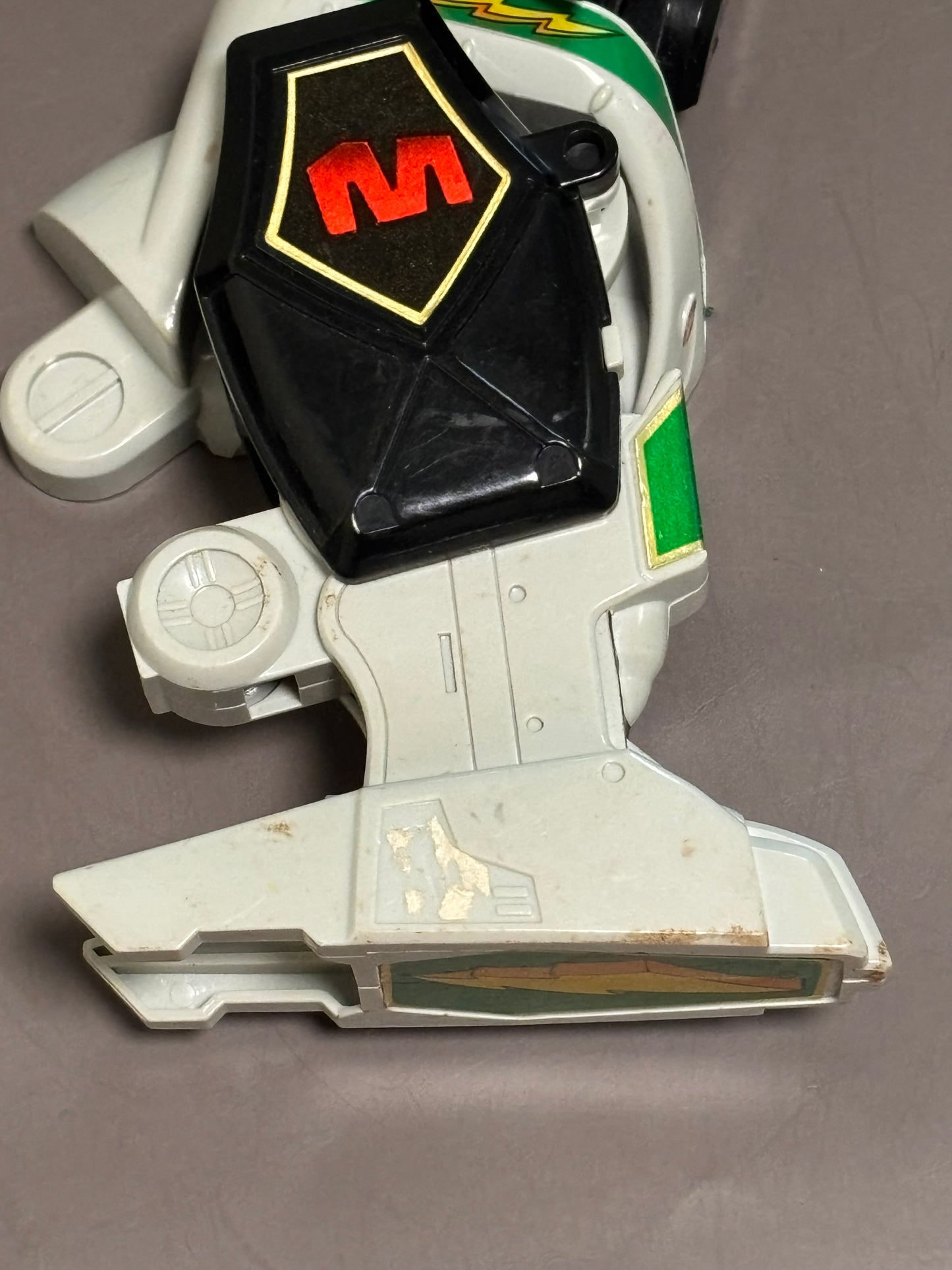 Power Rangers 1993 Green Dragonzord Megazord Part Right Side Leg Arm MMPR