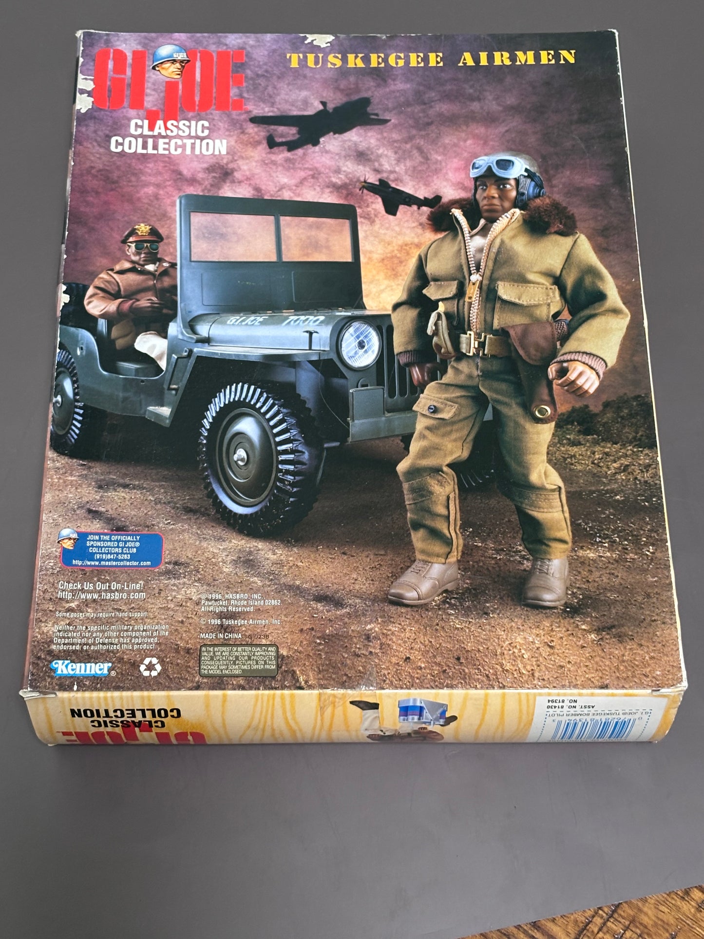 GI Joe Tuskegee Airmen 12" Figure 1996 Classic Collection WWII Bomber Pilot Hasbro New