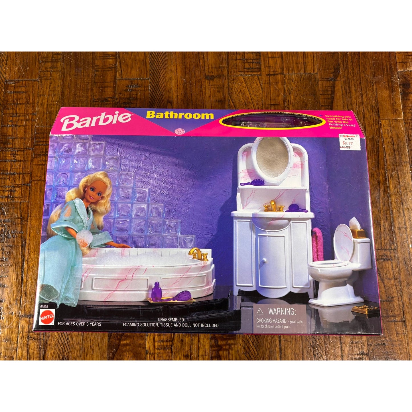 Barbie Bathroom New 1996 Rare Vintage Variant 67555 Tub Vanity Toilet Mattel