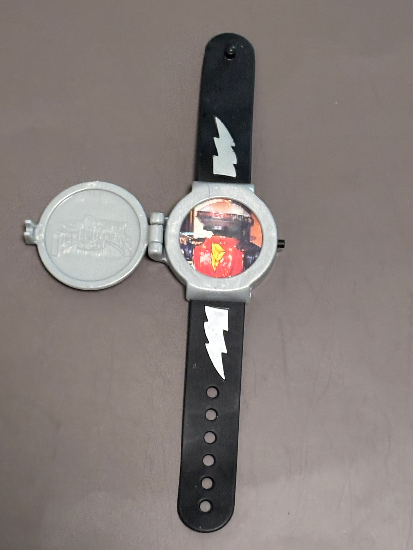 Vintage 1995 Mighty Morphin Power Rangers The Movie Toy Watch Hologram Changing