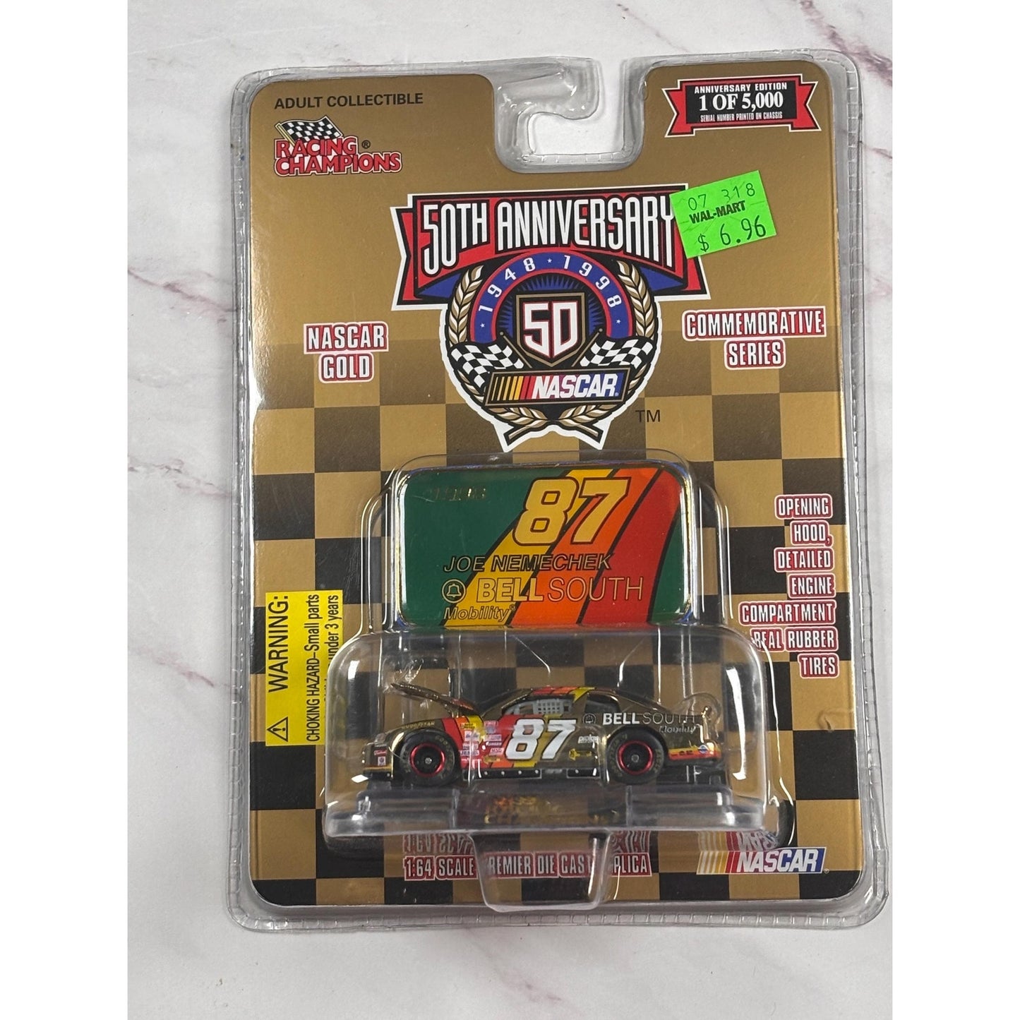 Racing Champions Bell South #87 Joe Nemechek Chevrolet Monte Carlo 50th 1/64