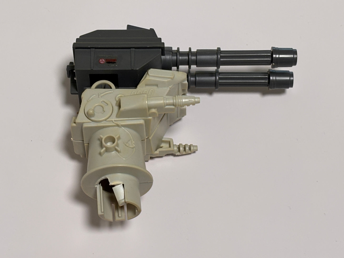 G.I. JOE 1985 Tactical Battle Platform Cannon Gun With Both Gun Caps ARAH