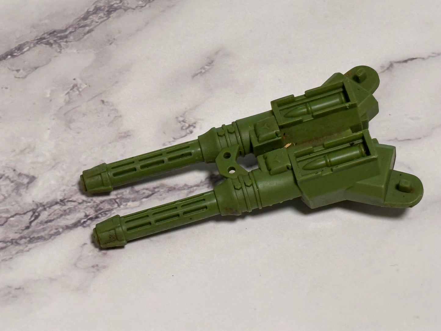 1990 Vtg Gi Joe General Upper Deck Turret Green Vehicle Part Piece