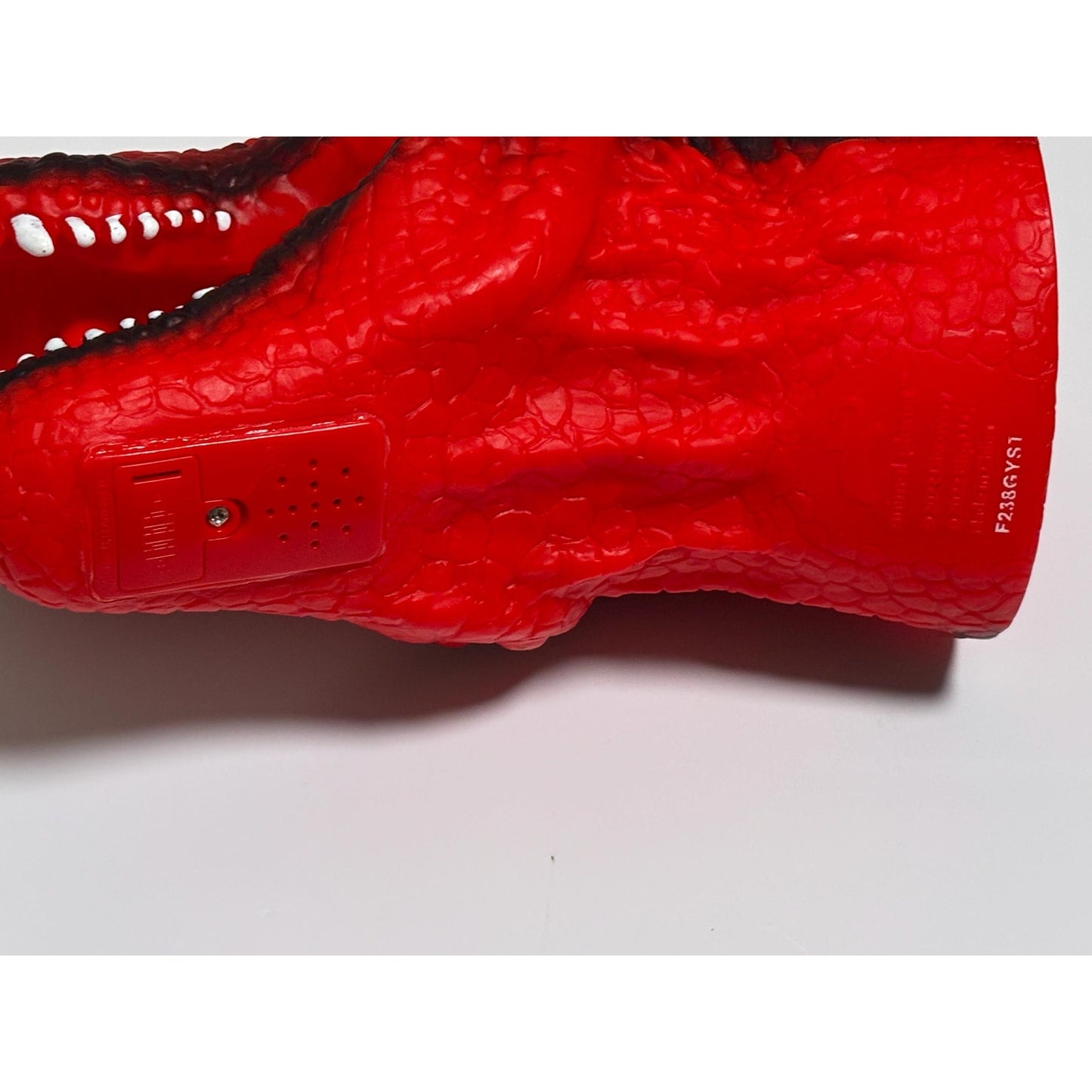Animal Plant Diacovery Dinosaur T Rex Red Black Hand Puppet Roar Sound Working