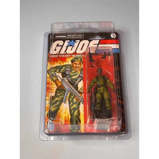 GI Joe Vintage Retro Lonzo Stalker Wilkinson Hasbro 3.75” 2021 Mint With Case