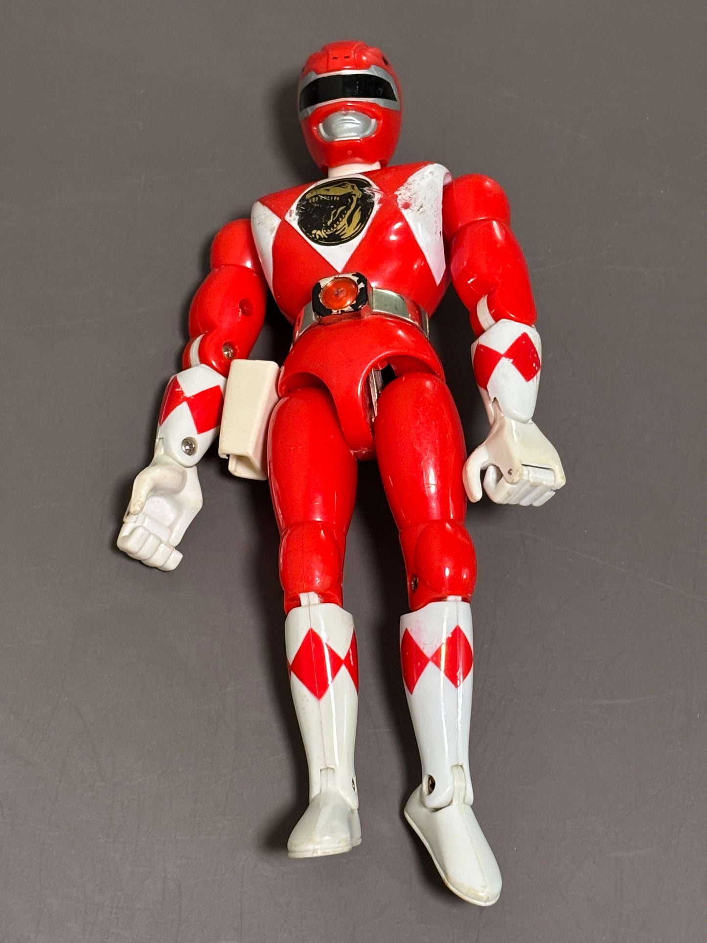 1994 Bandai Mighty Morphin' Power Rangers Red Ranger Kickin' Action Figure