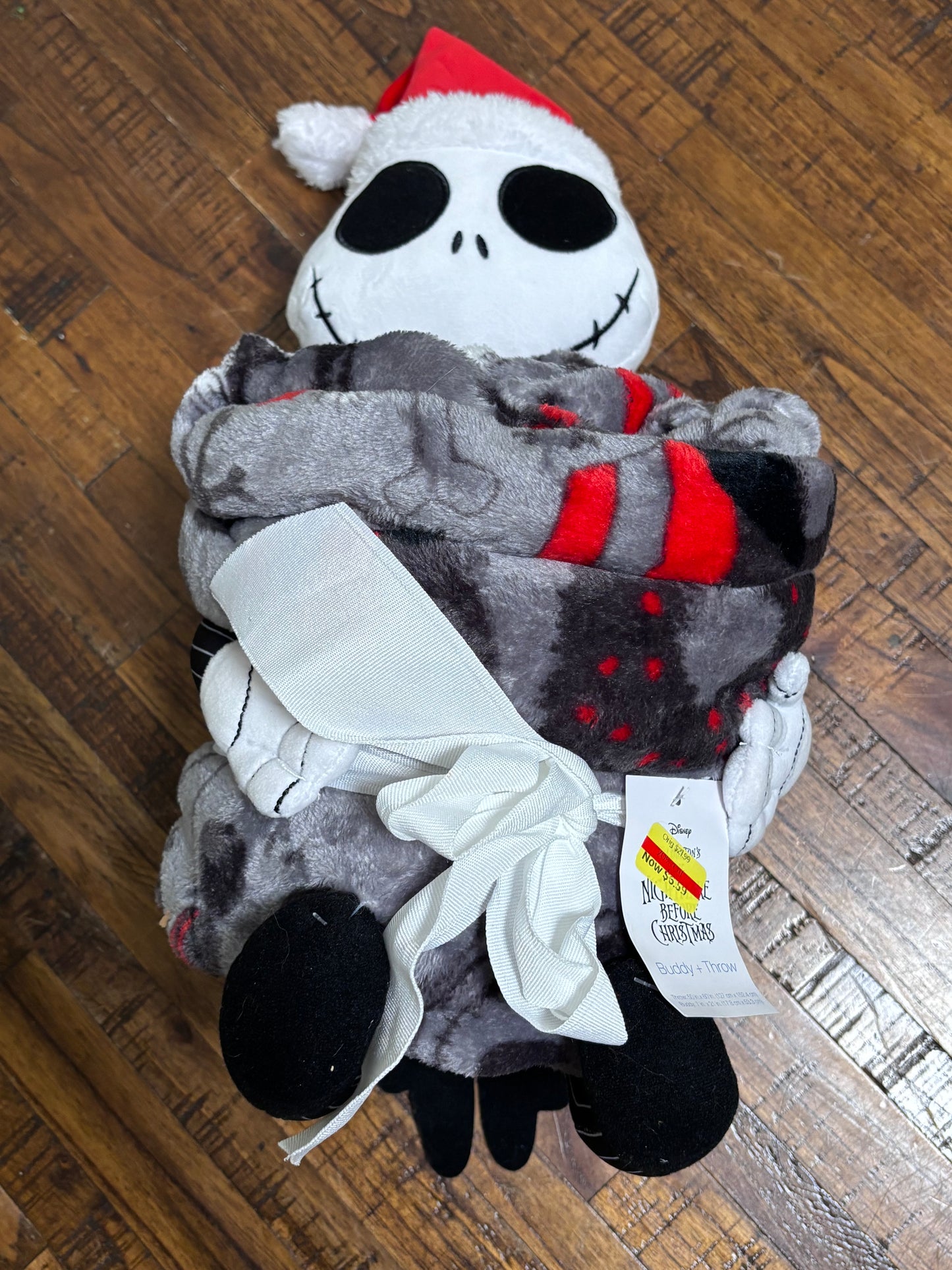 Disney Nightmare Before Christmas Buddy Plush Throw Blanket Combo Set 50” x 60”