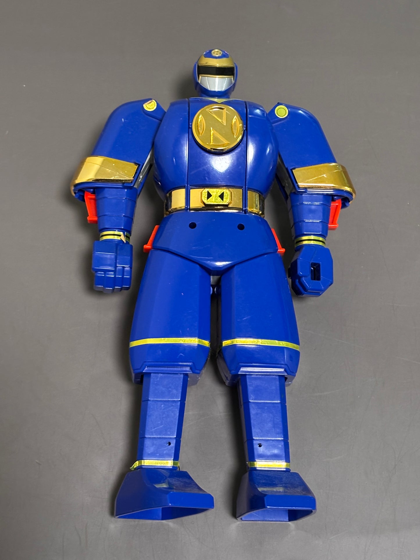 Power Rangers Blue Ninja Zord Ninjor Vintage Bandai 1995 Mighty Morphin Deluxe 10”