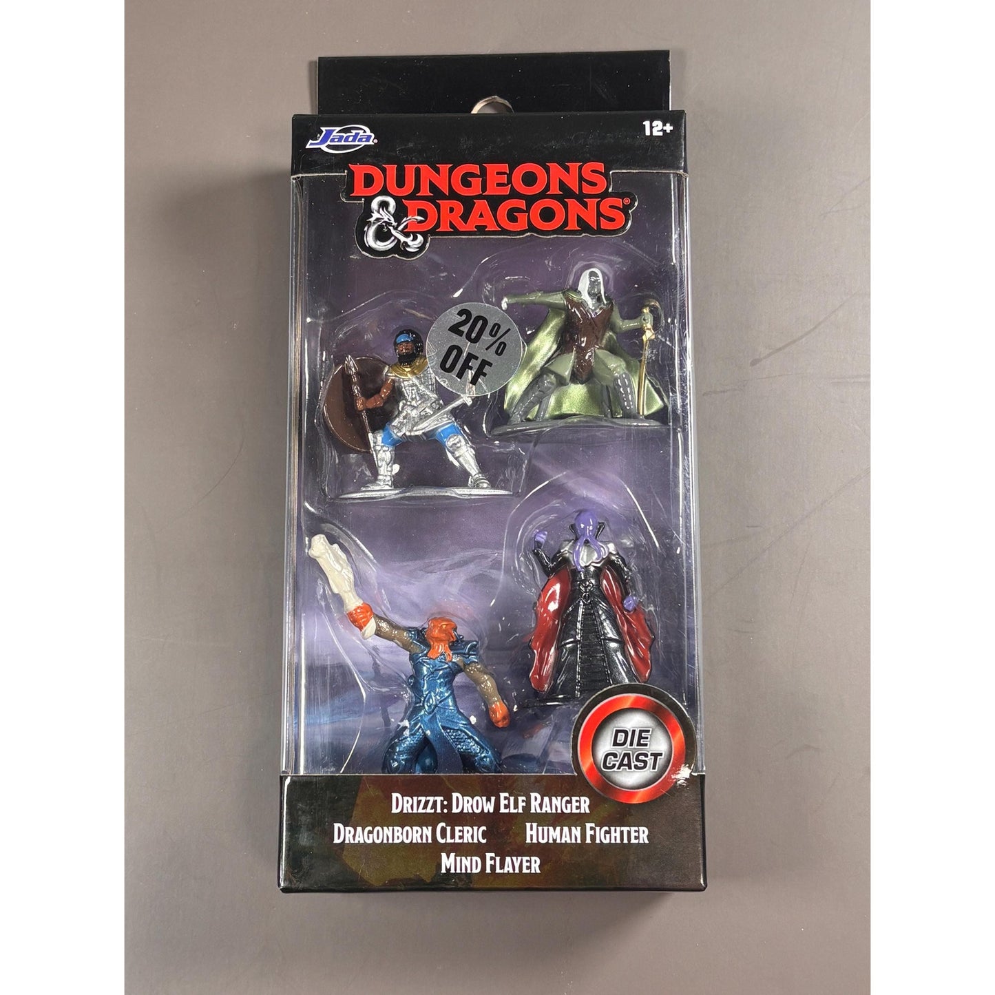 Jada Dungeons & Dragons Nanofigs Collectibles Toy Action Figures - Set of 4 2020