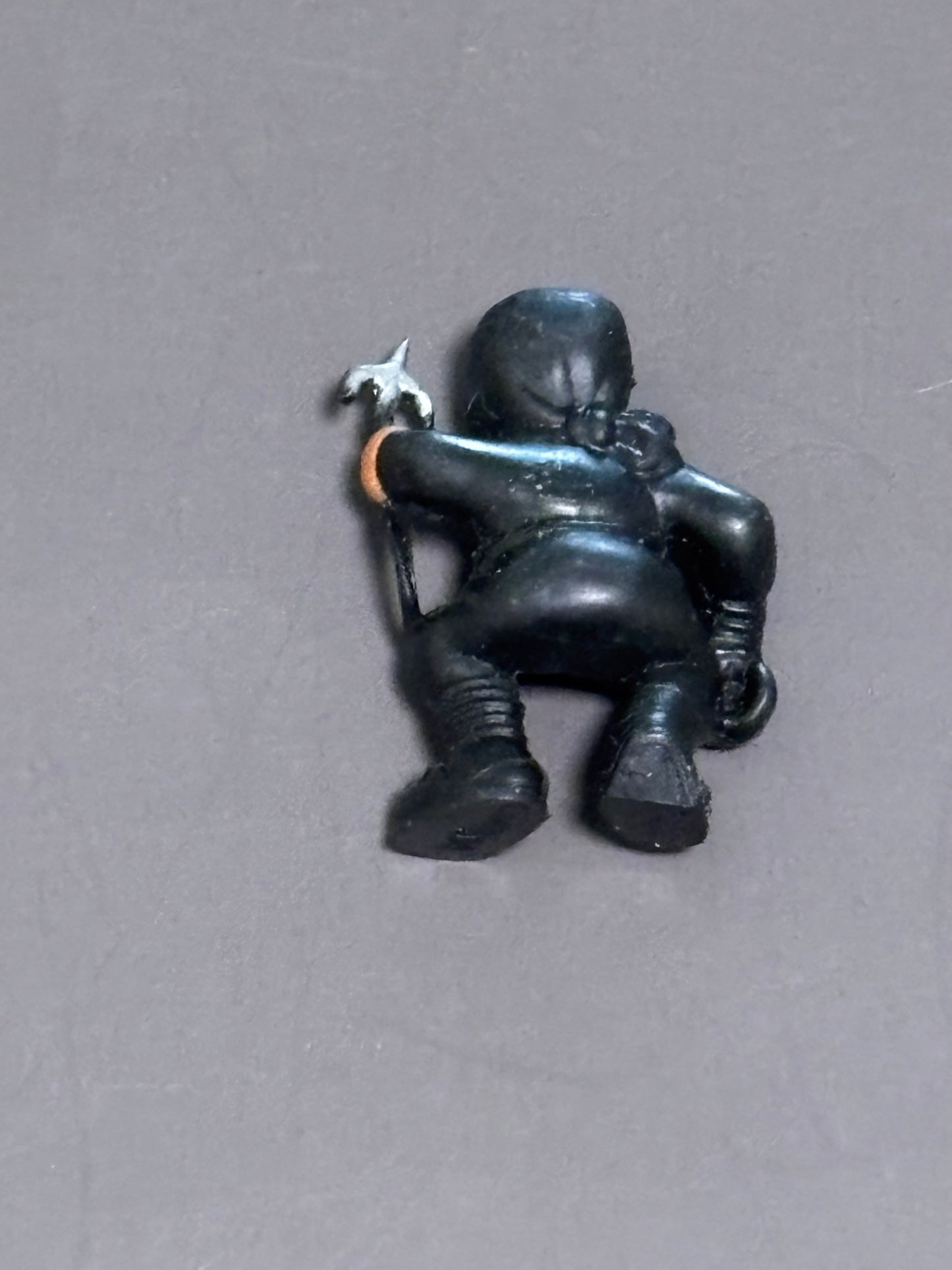 Ninja Mites Mini Black Figure Ninja Small Toy 1" Martial Asian Sai Vending Machine