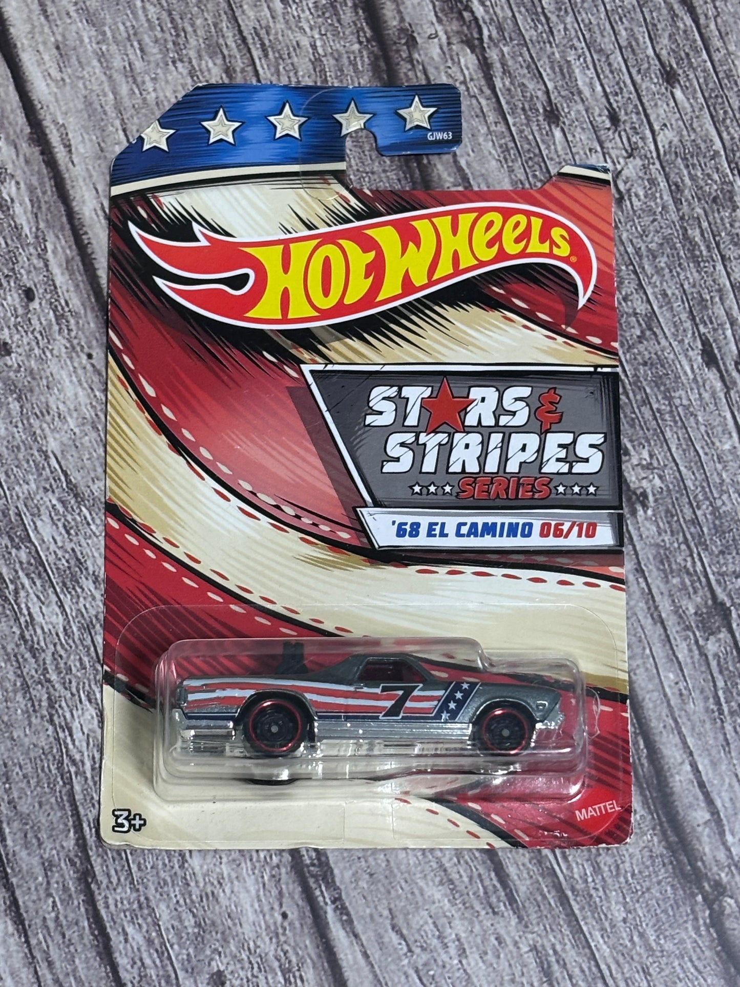 Hot Wheels 2020 Stars And Stripes 04/10 Silver '68 Hemi Barracuda B68