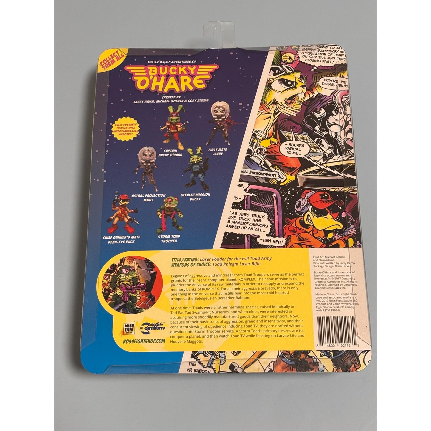 Bucky O'Hare Storm Toad Trooper 07 New SEALED 2017 Boss Fight Studio