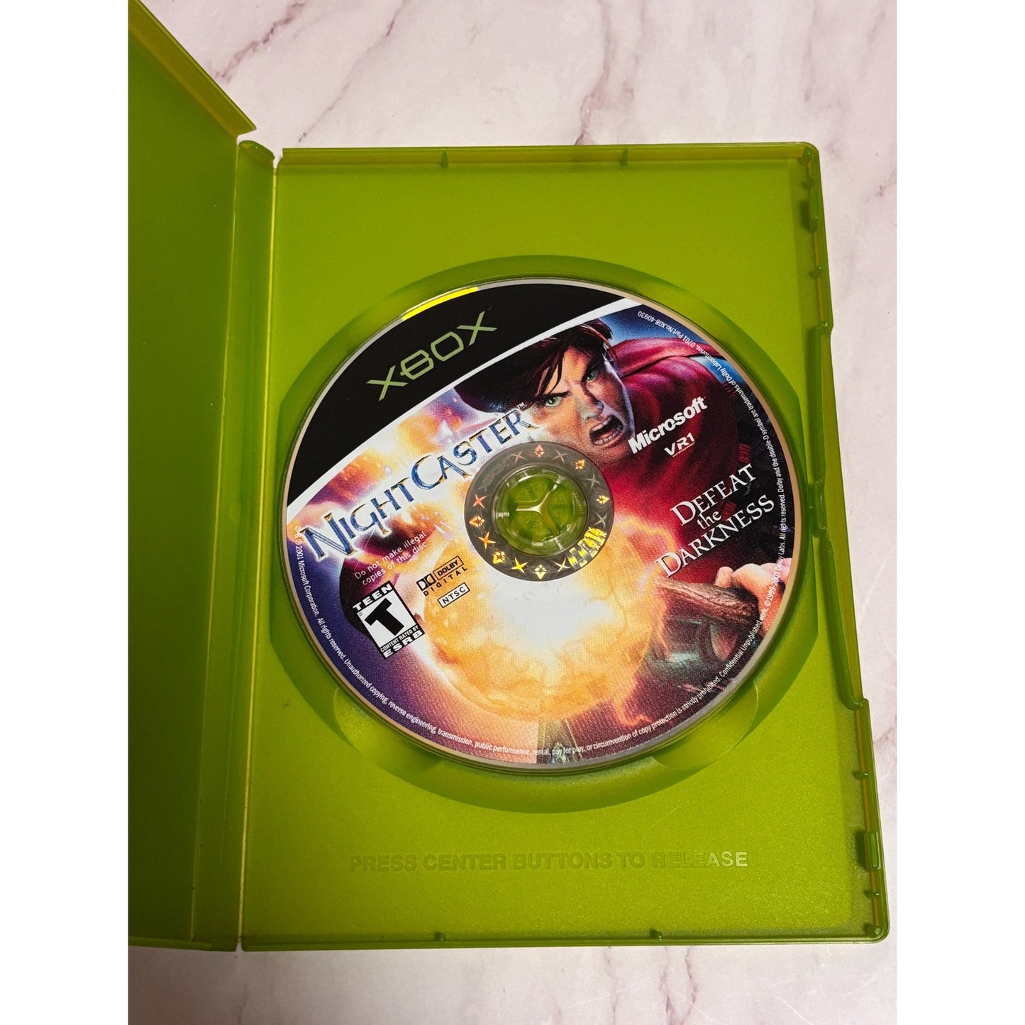 NightCaster: Defeat the Darkness (Microsoft Xbox, 2002) No Manual