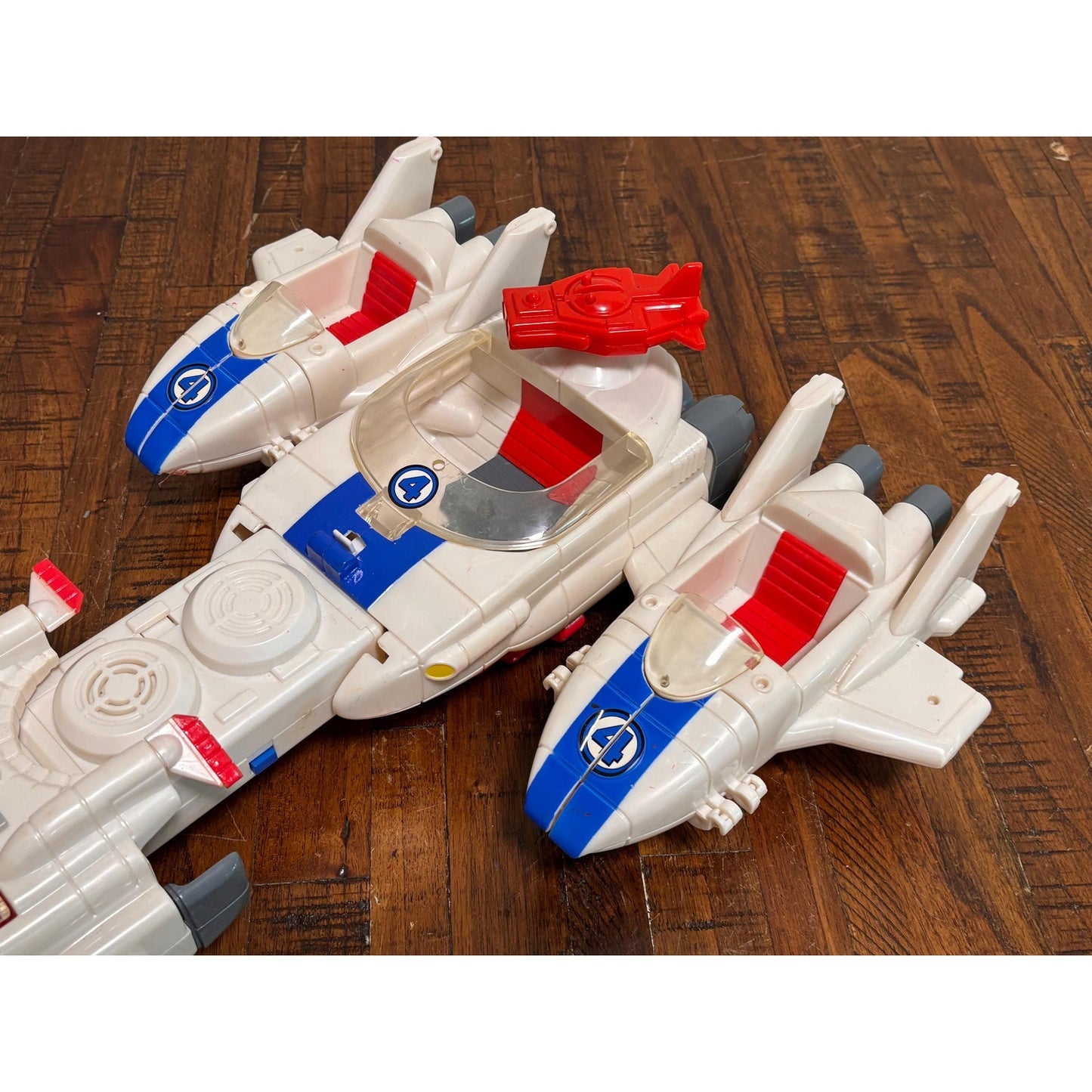 TozBiz 1995 Fantastic 4 Fantasticar Modular Vehicle Ship Vintage marvel