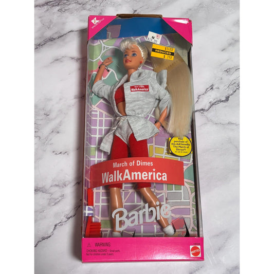 March of Dimes Walk America Special Edition Barbie Doll 1997 Mattel #18506