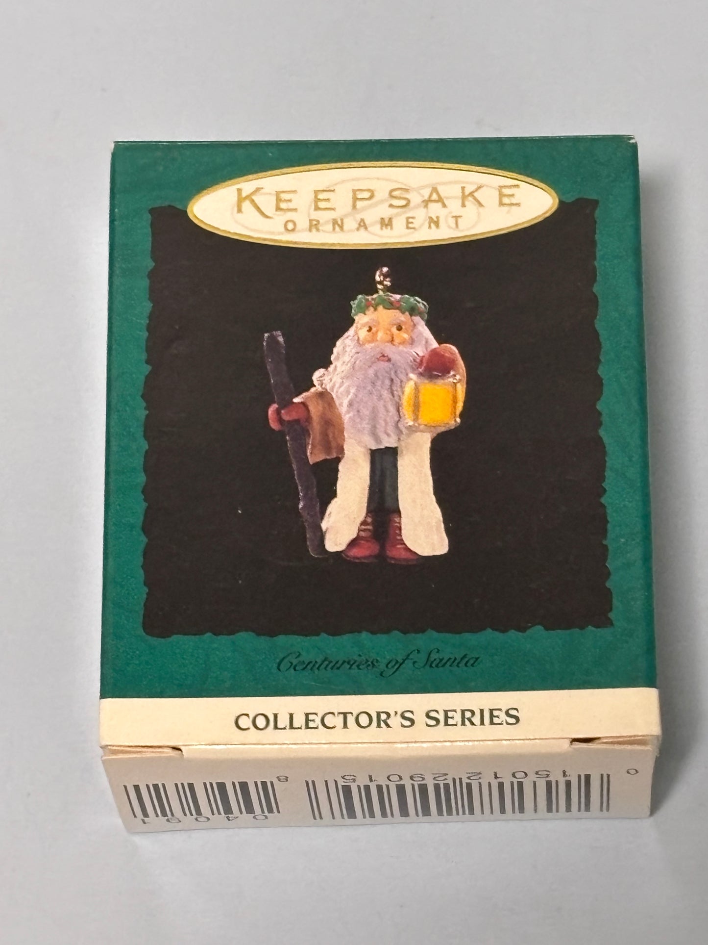 Hallmark Centuries of Santa Miniature Keepsake Ornament Collector Series #3 1996