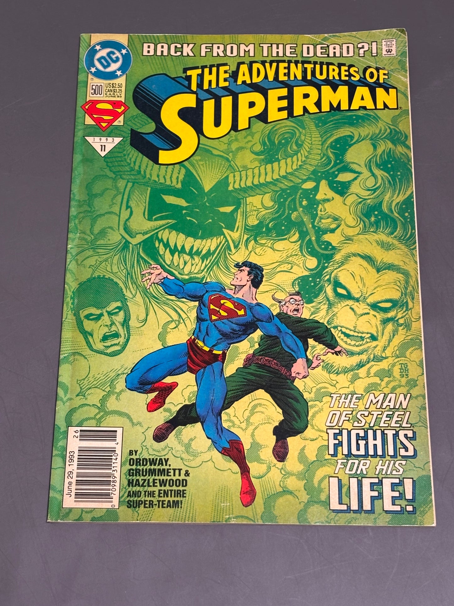 The Adventures Of Superman DC Comics 1993 #11 Back From The Dead