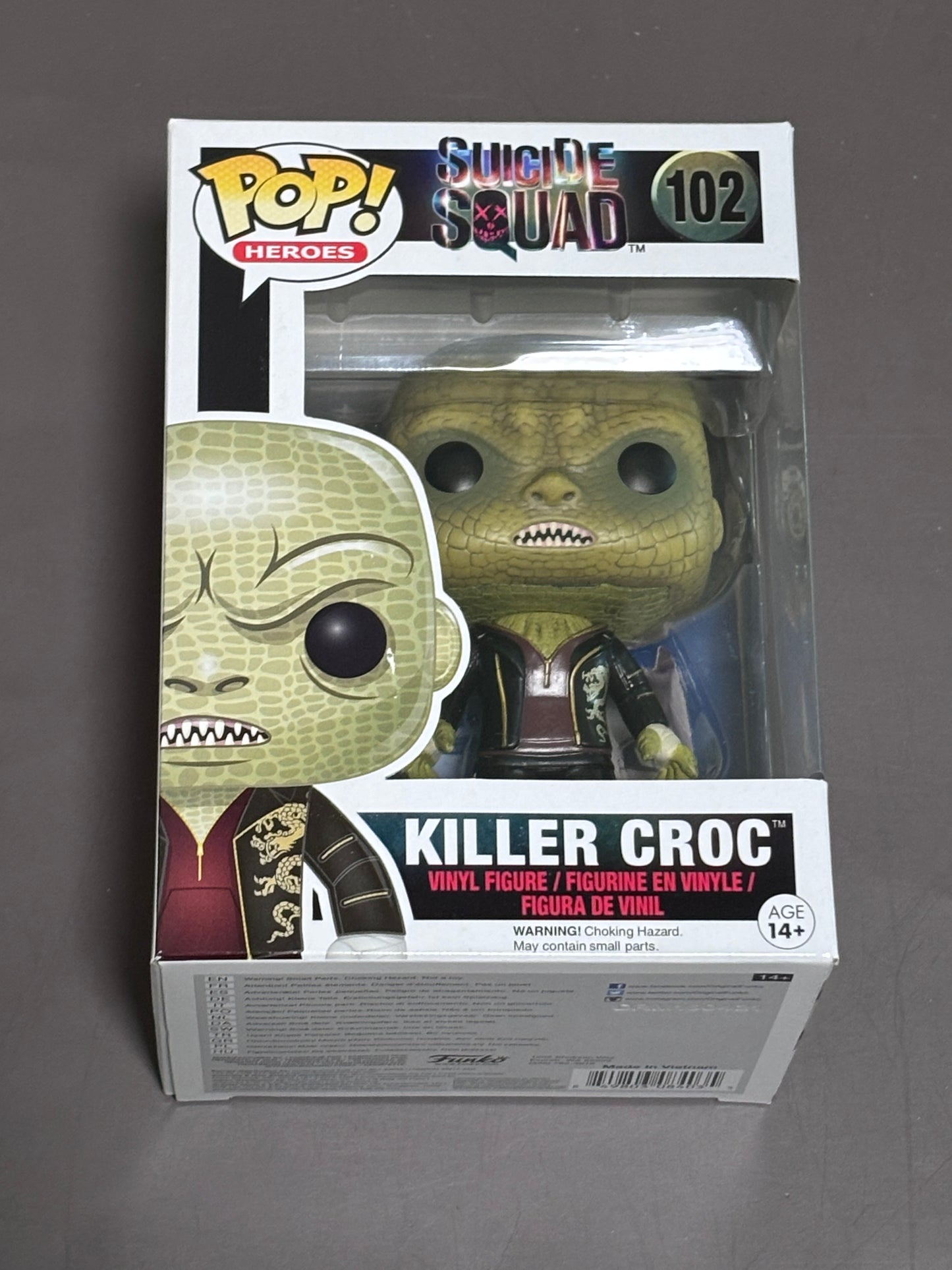 Funko Pop! Vinyl Suicide Squad Killer Croc #102 Heroes Theme Standard Figure