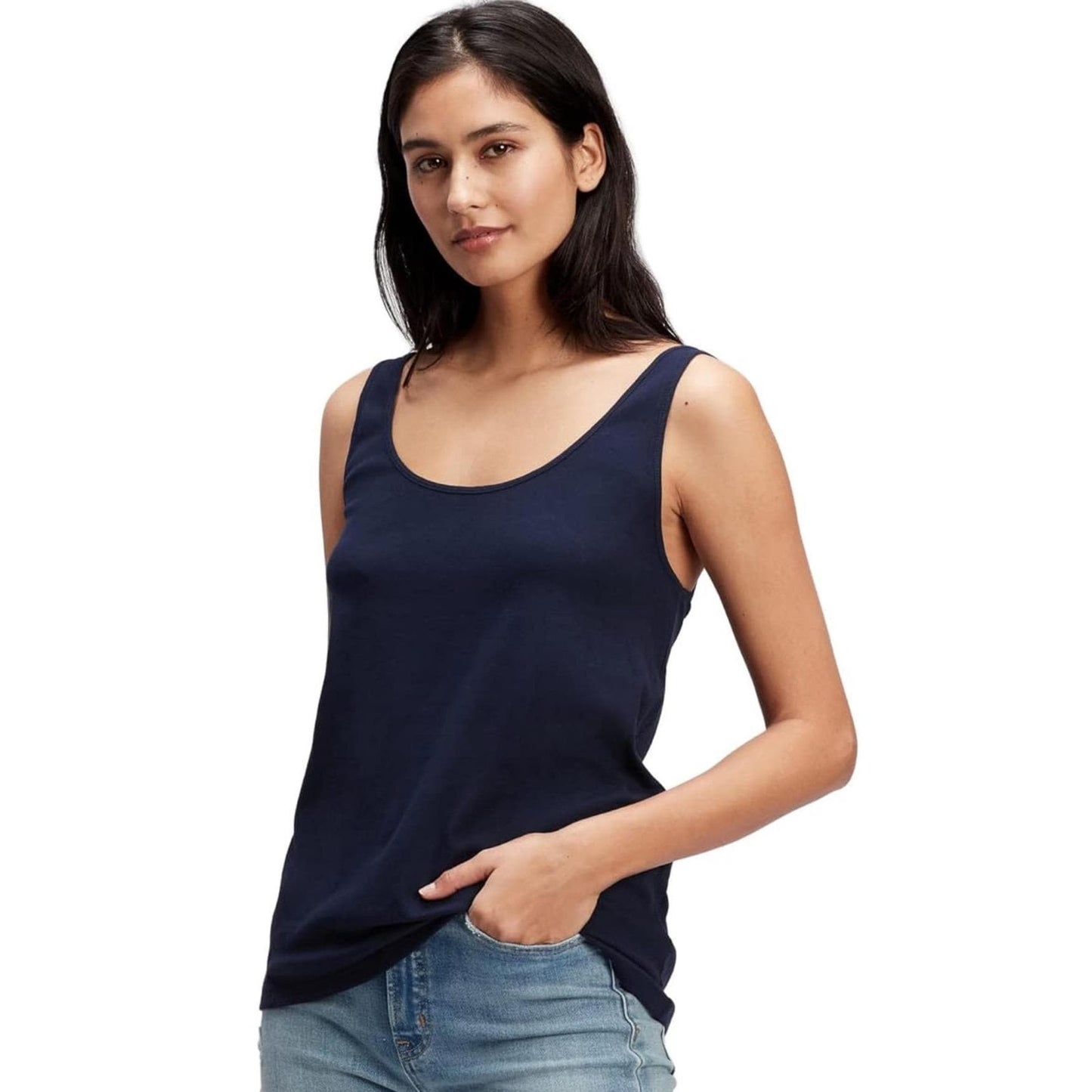 GAP Women's Favorite Tank Top Shirt Black XL NWT