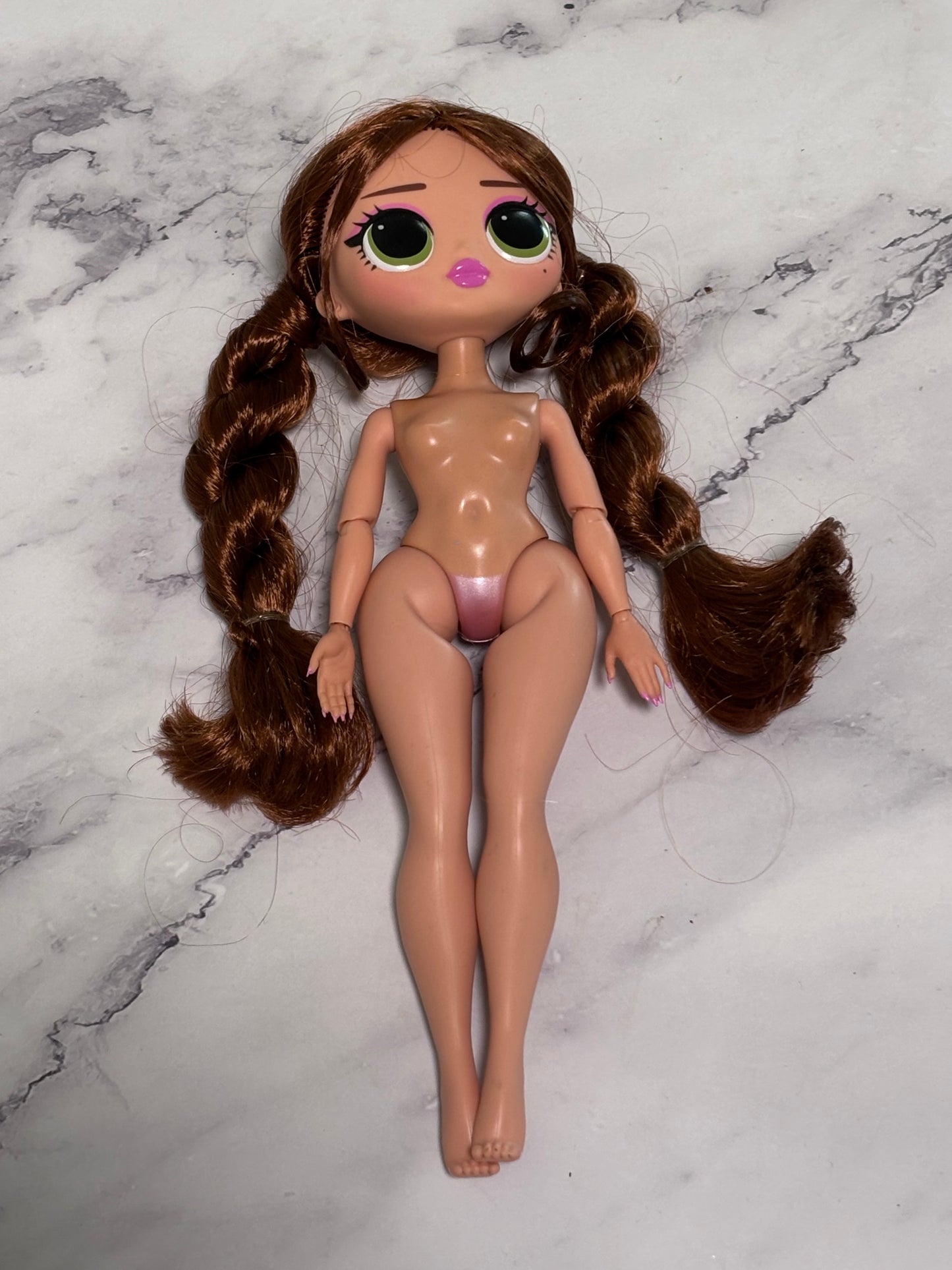 LOL Surprise O.M.G. Remix Lonestar Fashion Doll Cowgirl Brunette Naked
