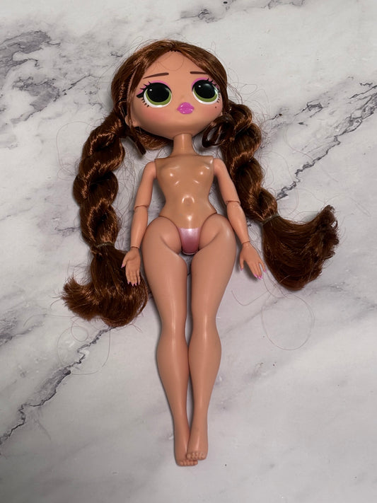 LOL Surprise O.M.G. Remix Lonestar Fashion Doll Cowgirl Brunette Naked