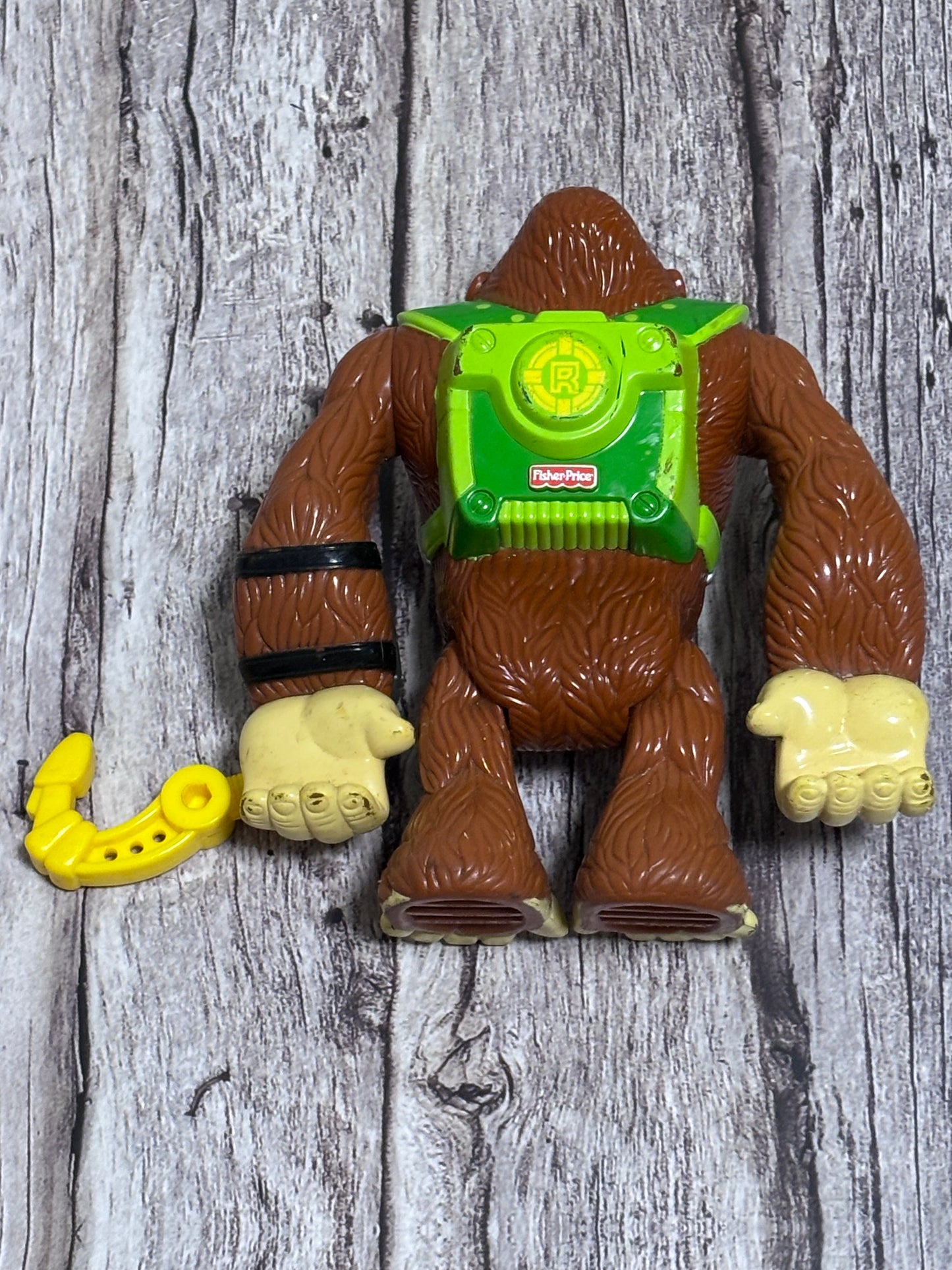 2002 Fisher Price Rescue Heroes Swinger Gorilla Monkey Ape Action Figure Mattel