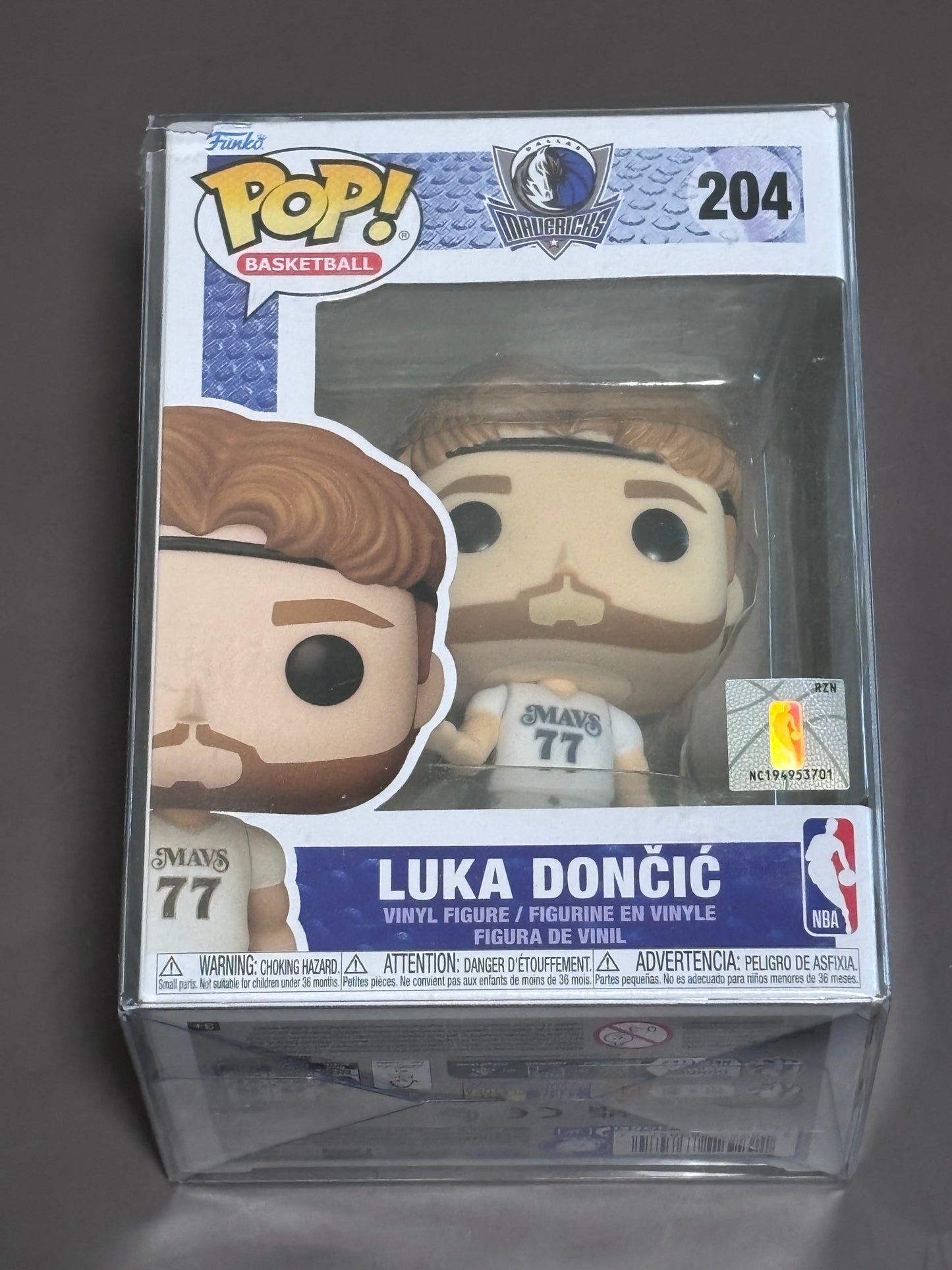 Funko POP! NBA City Edition 2024 - Luka Doncic Figure #204 + Protector
