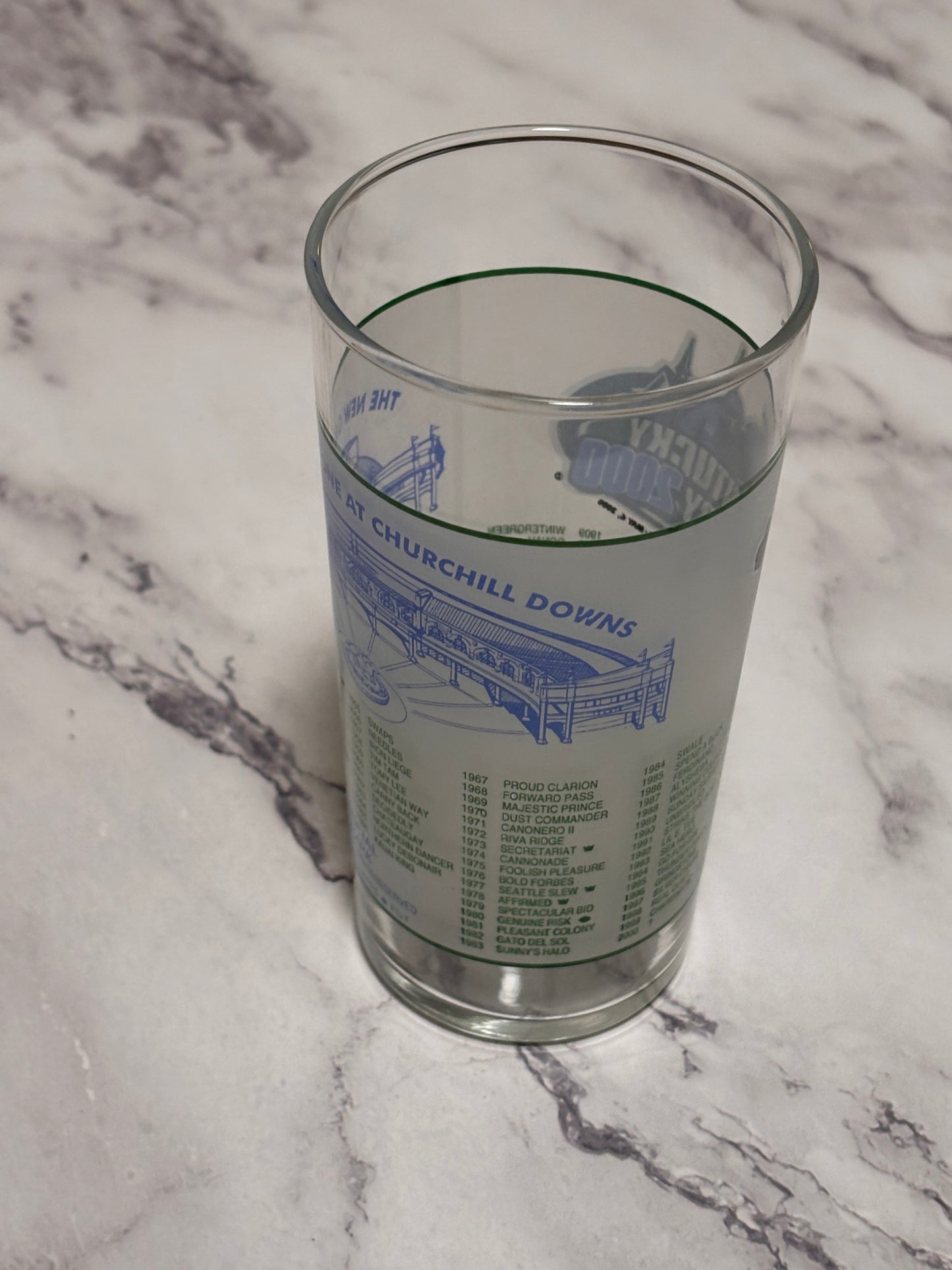 2000 Kentucky Derby Official 126th Churchill Downs Vintage Julep Glass Louisville