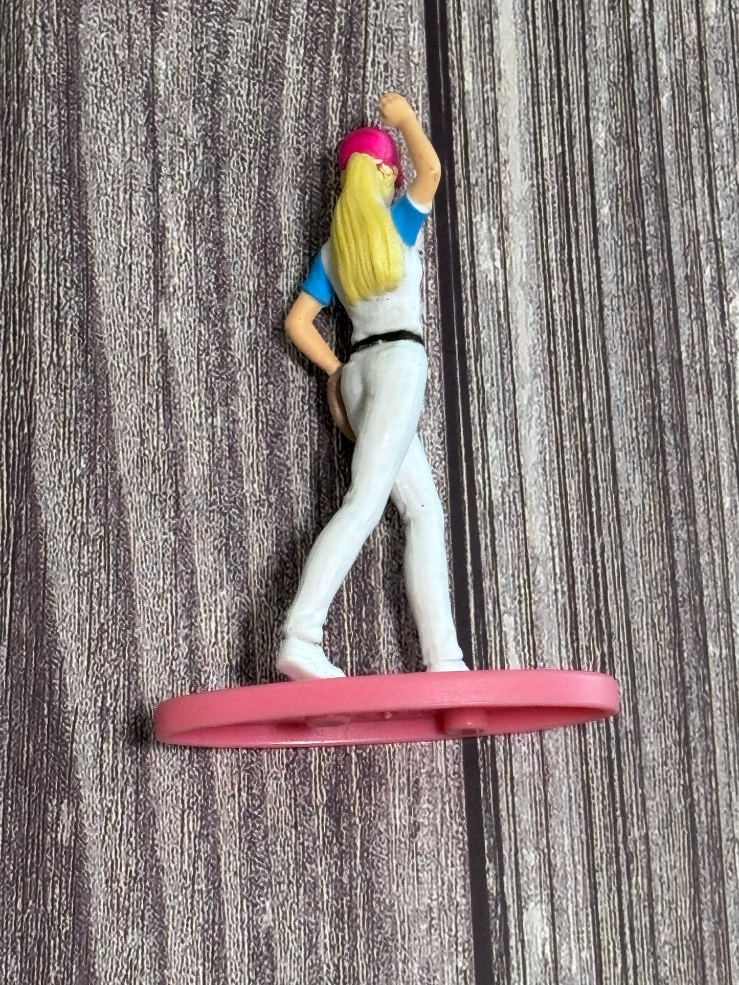 2019 Barbie baseball player miniature figurine Cake Topper 3” Tall