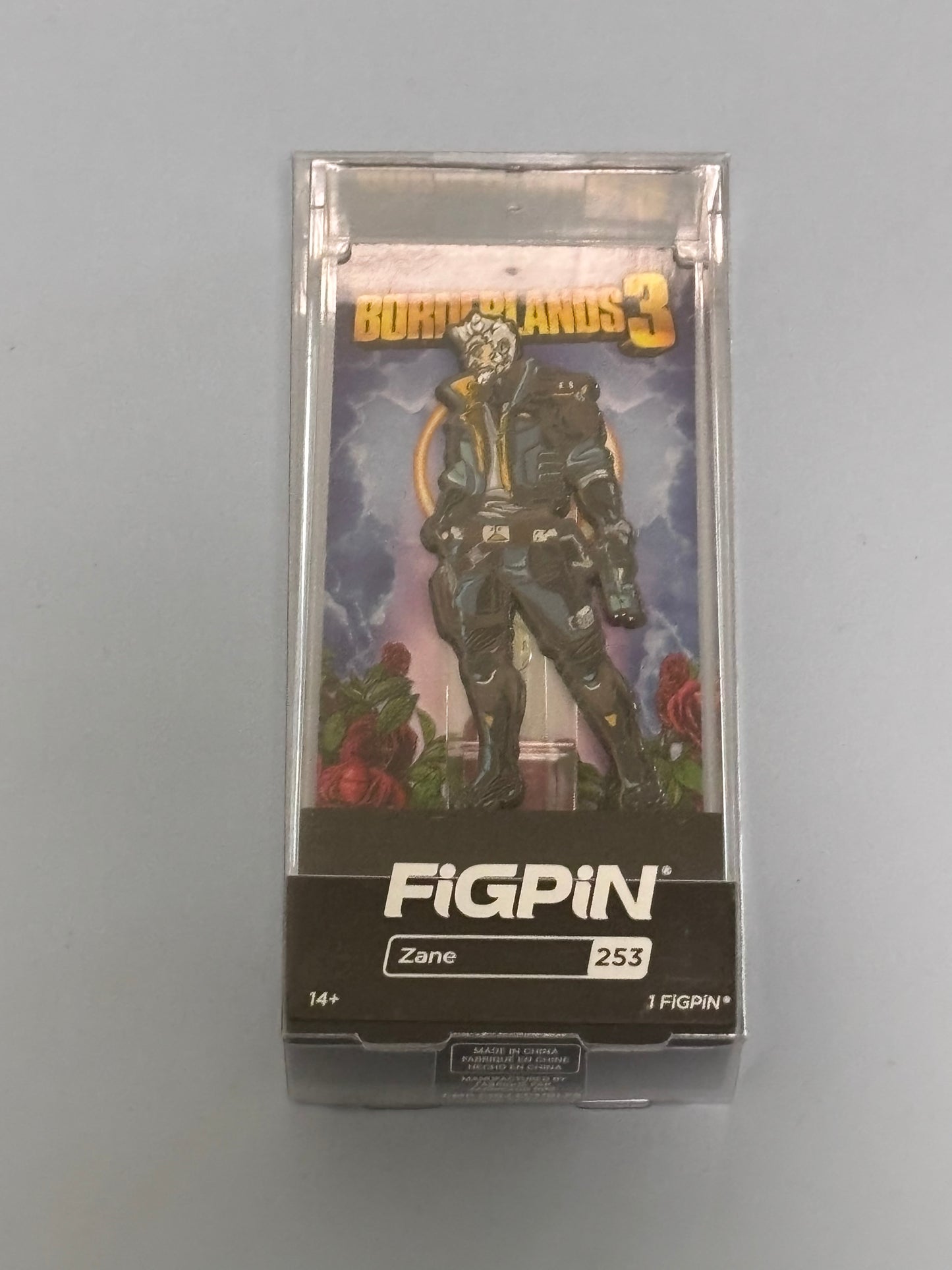 Borderlands 3 Zane 253 Enamel Collectible FigPin Pin