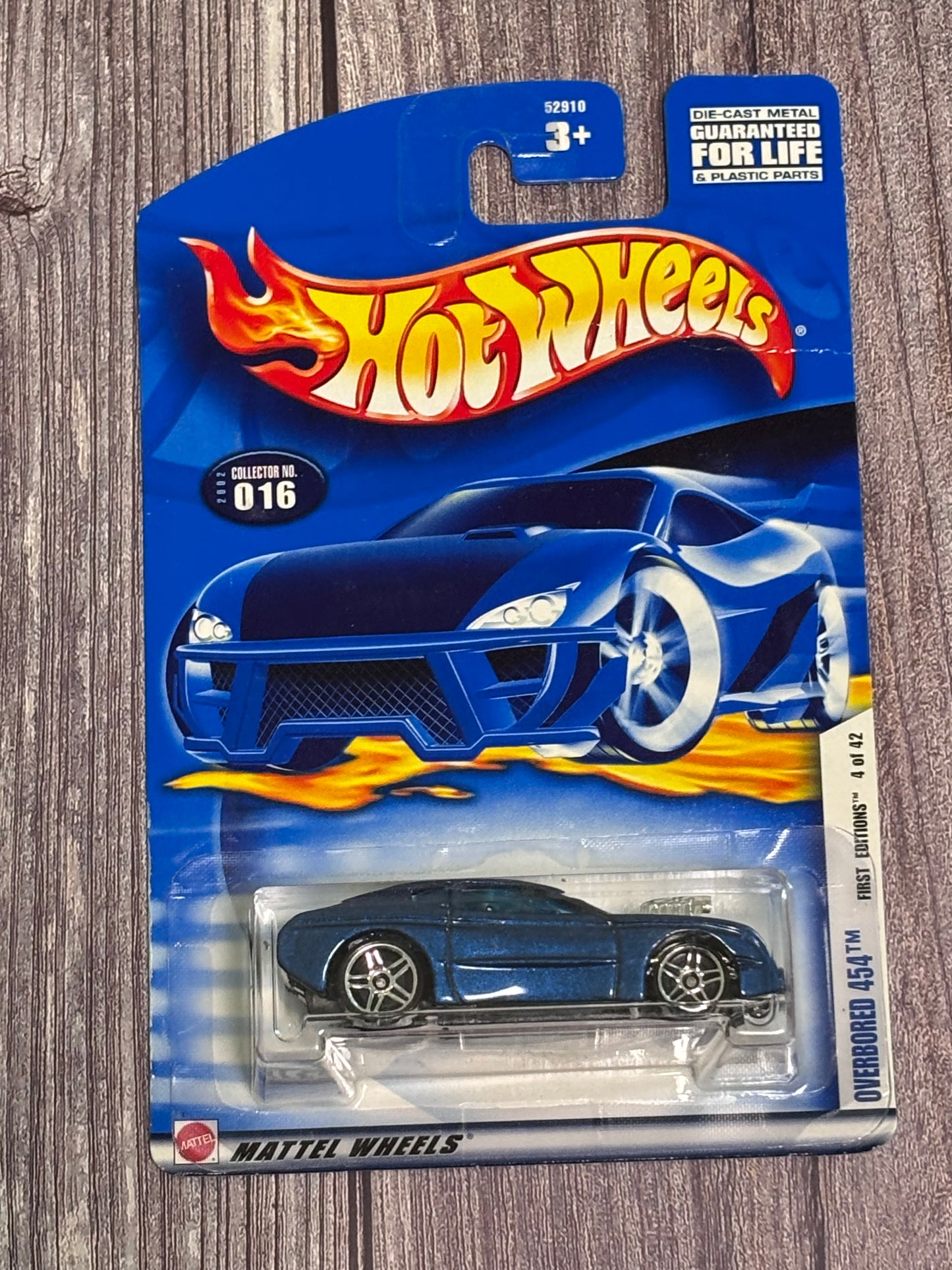 2002 Hot Wheels Collectors #16 First Editions #4 Overbored 454 New Diecast
