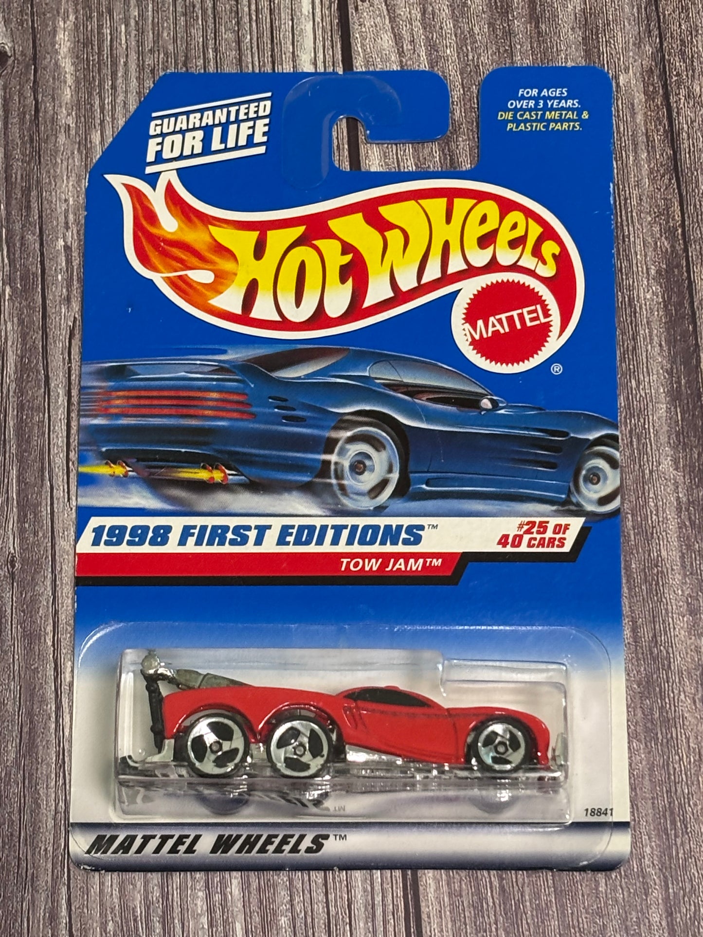 Hot Wheels Tow Jam 1998 First Editions #25 of 40 Collector #658 3 Spoke Wheels