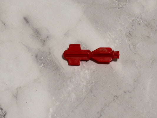 1987 Hasbro GI Joe Cobra Wolf Replacement Part-Red Missile Vintage ARAH