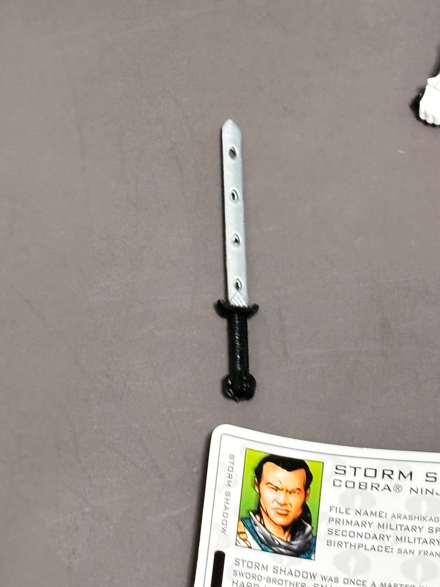 G.I. Joe Storm Shadow V20 3.75" Figure Collector's Club Mail Away Exclusive