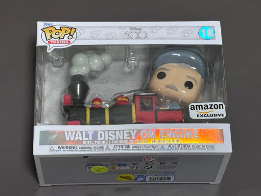 Funko Special Edition Disney 100 Walt Disney On Engine #18 Pop! Trains New Amazon